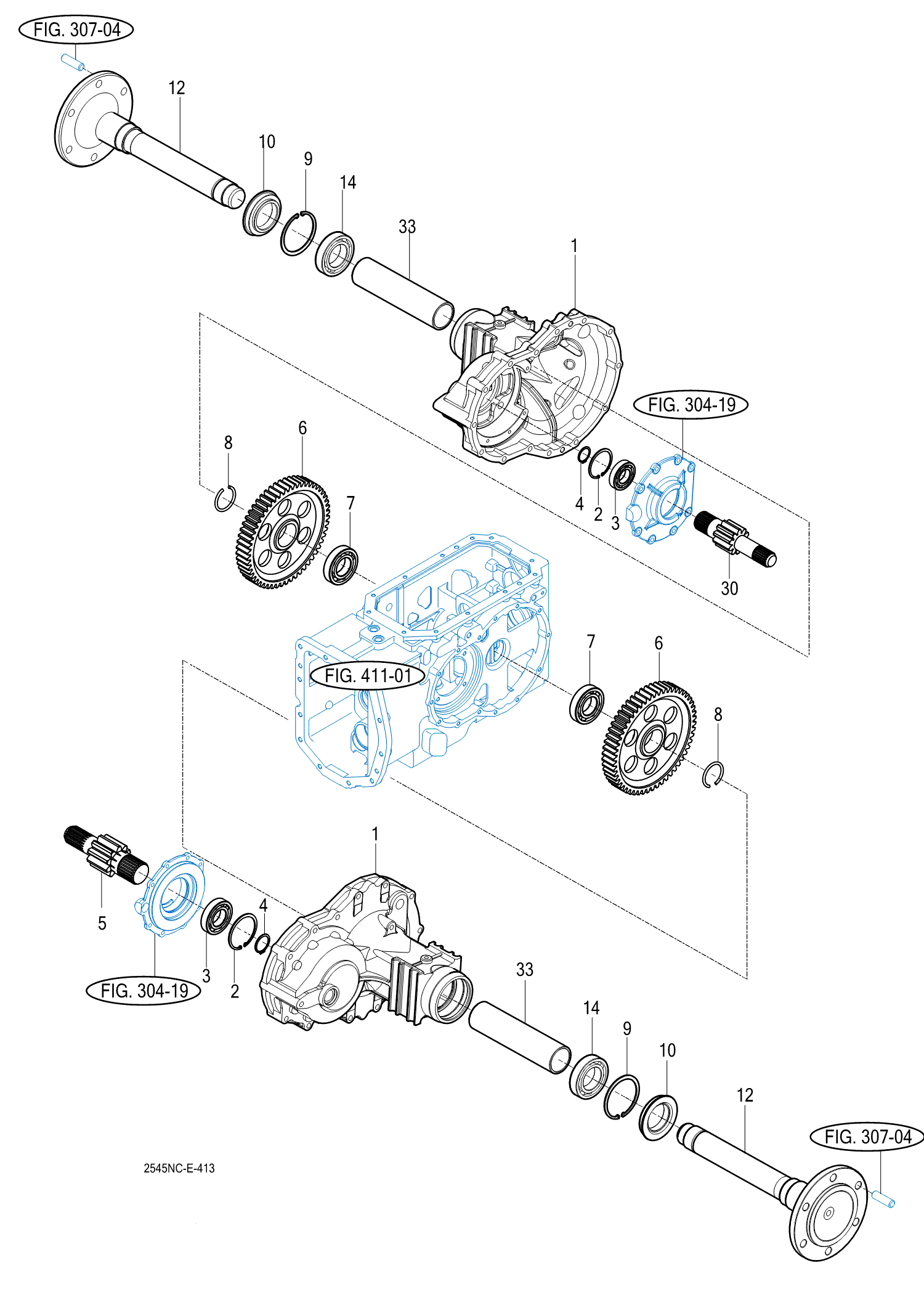 413 - REAR AXLE HOUSINGS (2)