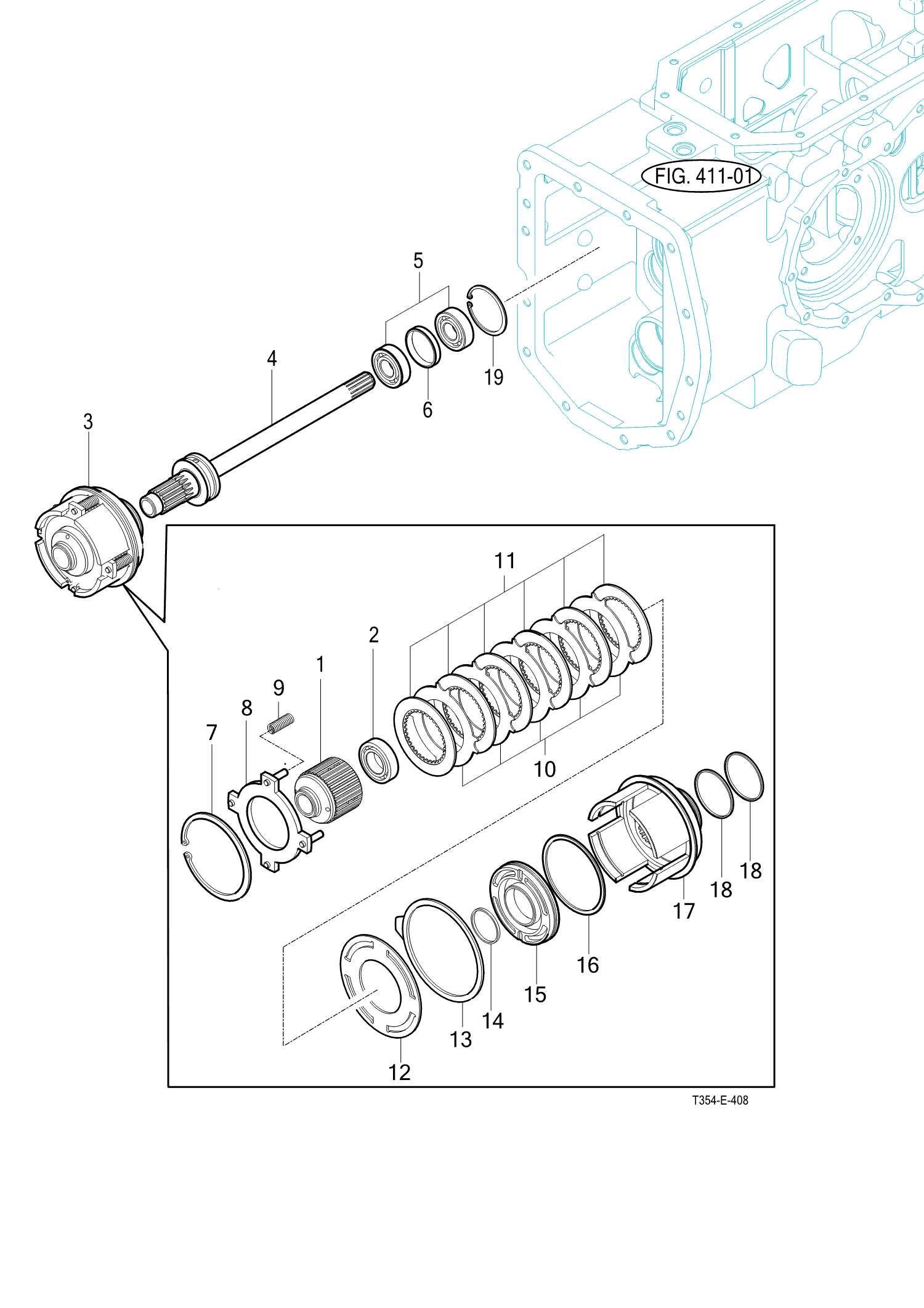 408 - P.T.O DRIVE SHAFT