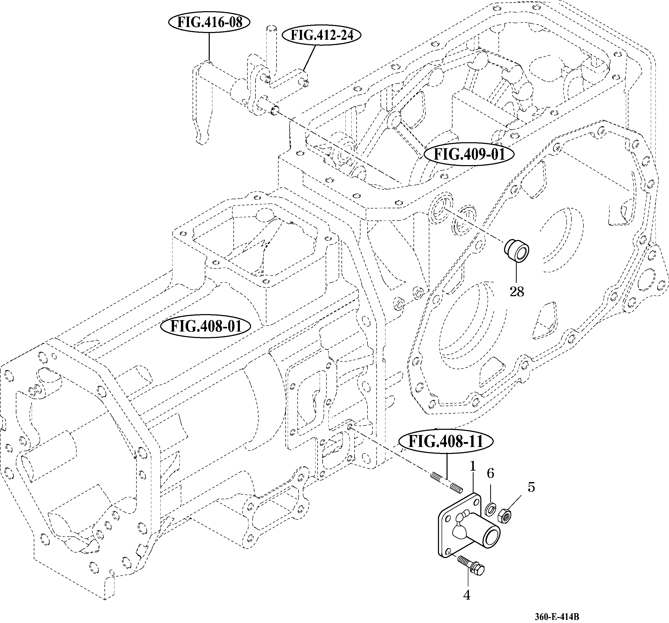 414B - 4WD METAL ASSY