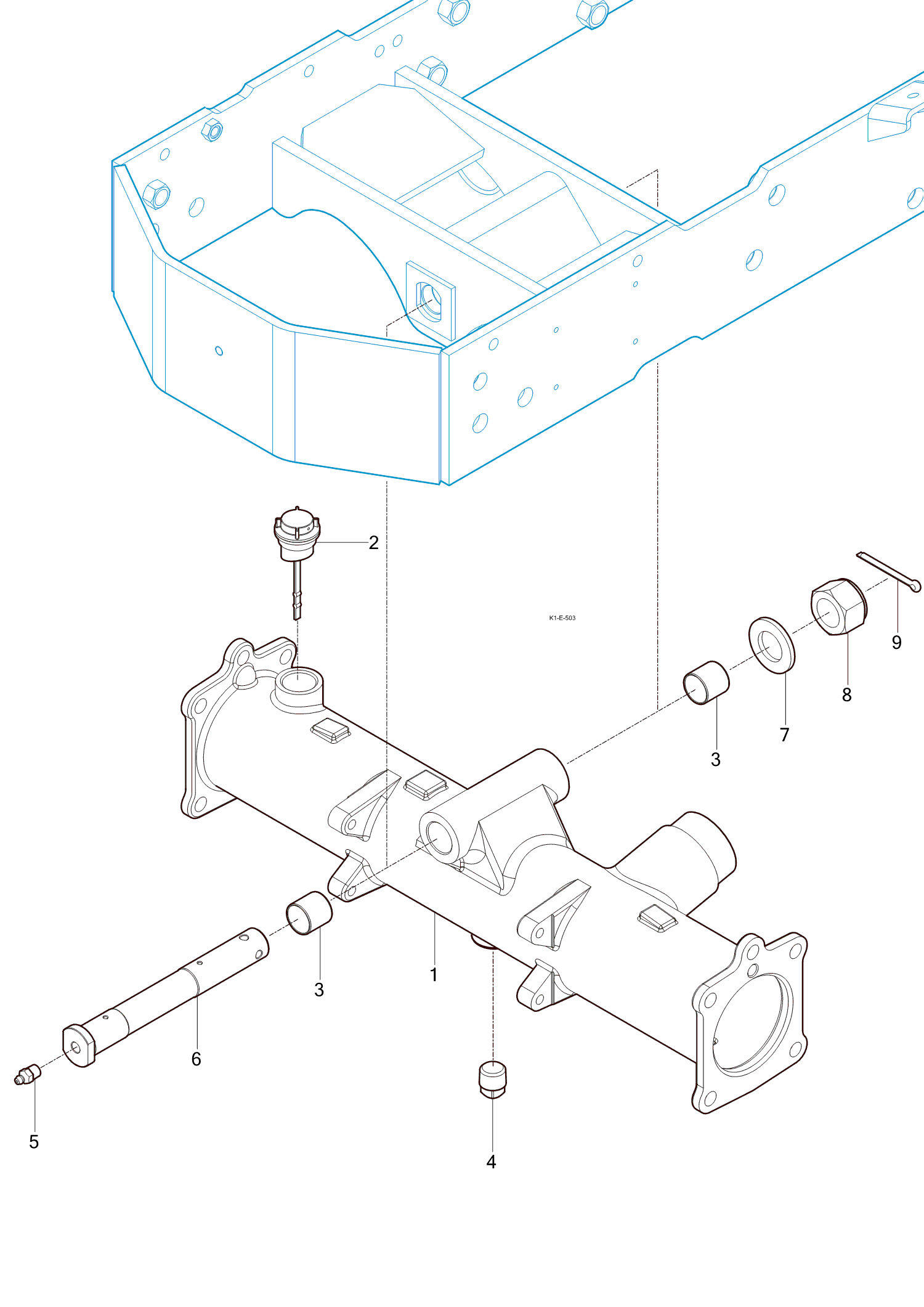 503 - FRONT AXLE HOUSING