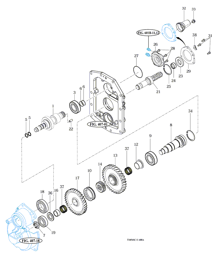 408A - SHAFT, PTO