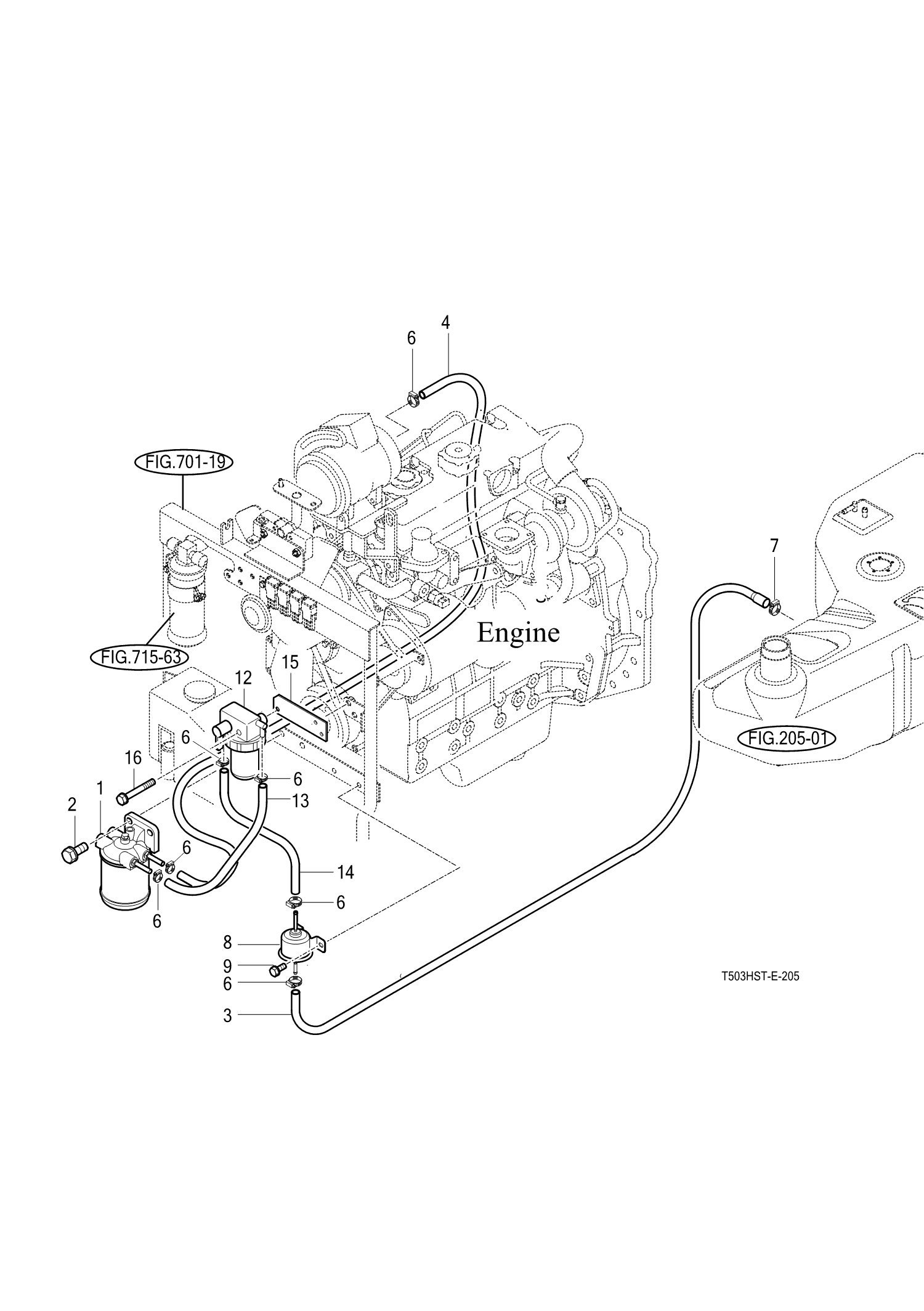 204 - FUEL HOSE & FILTER