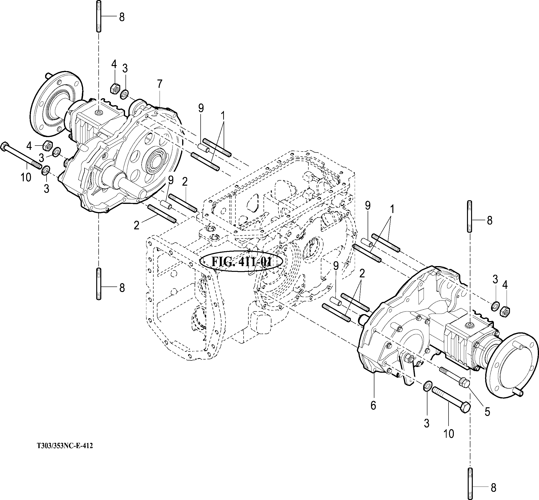 412 - REAR AXLE HOUSINGS (1)