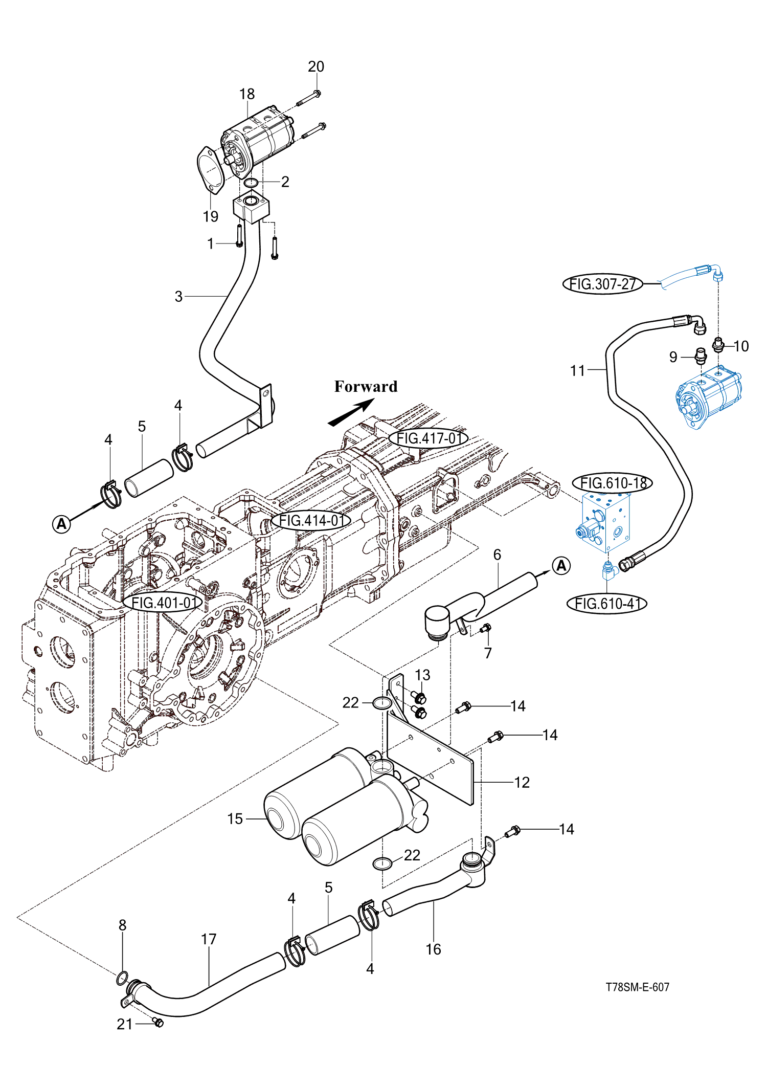 607 - HYDRAULIC PIPE