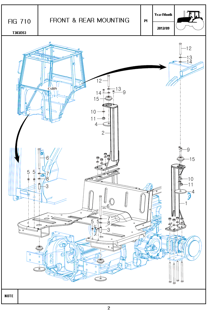 710 - FRONT & REAR MOUNTING