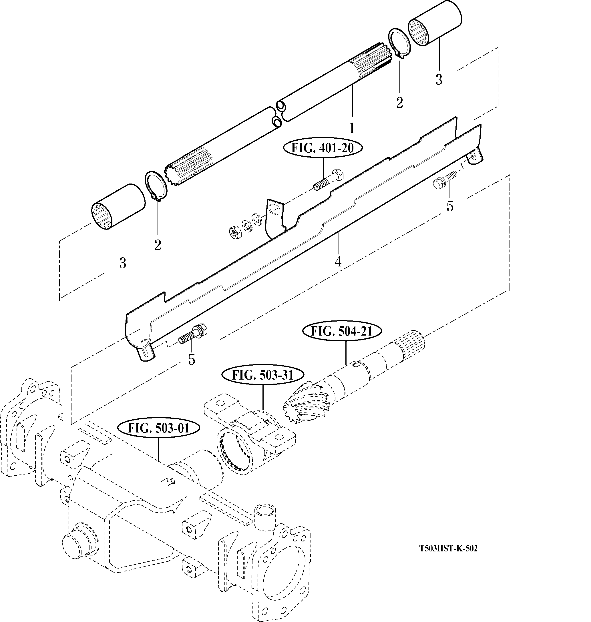 502 - FRONT DRIVE SHAFT