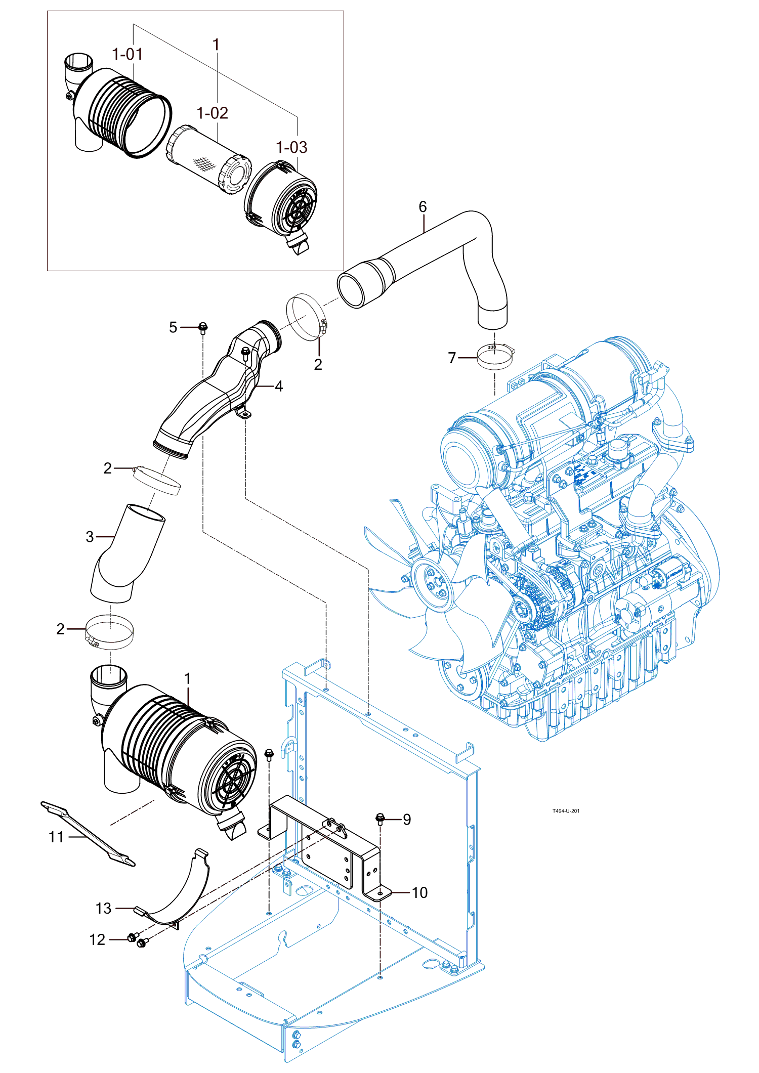 201B - AIR CLEANER (T495)