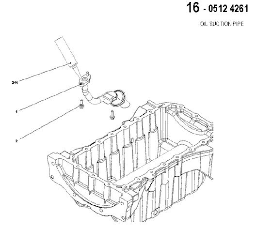 016 - OIL SUCTION PIPE