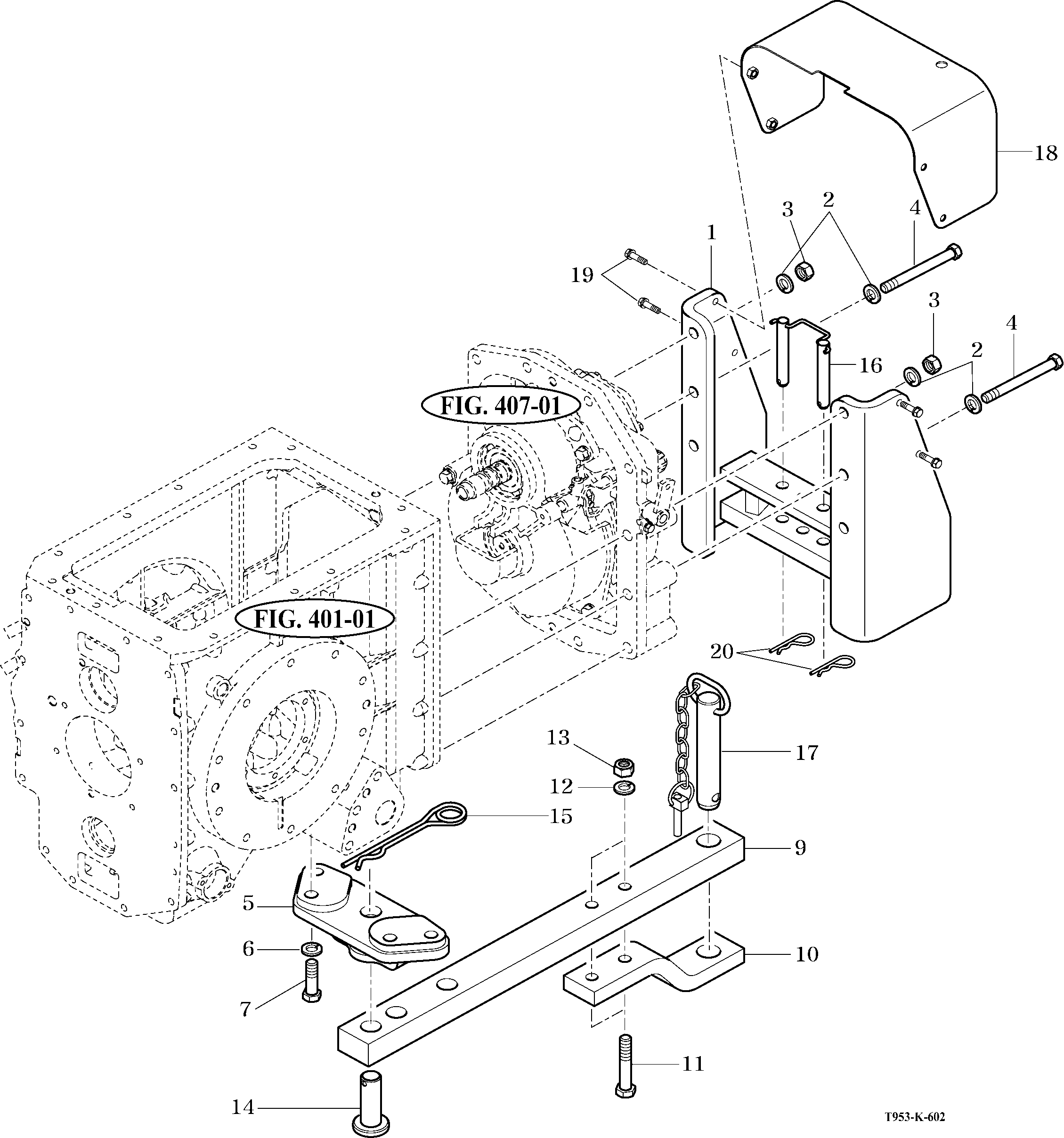 602 - DRAWBAR ASSY