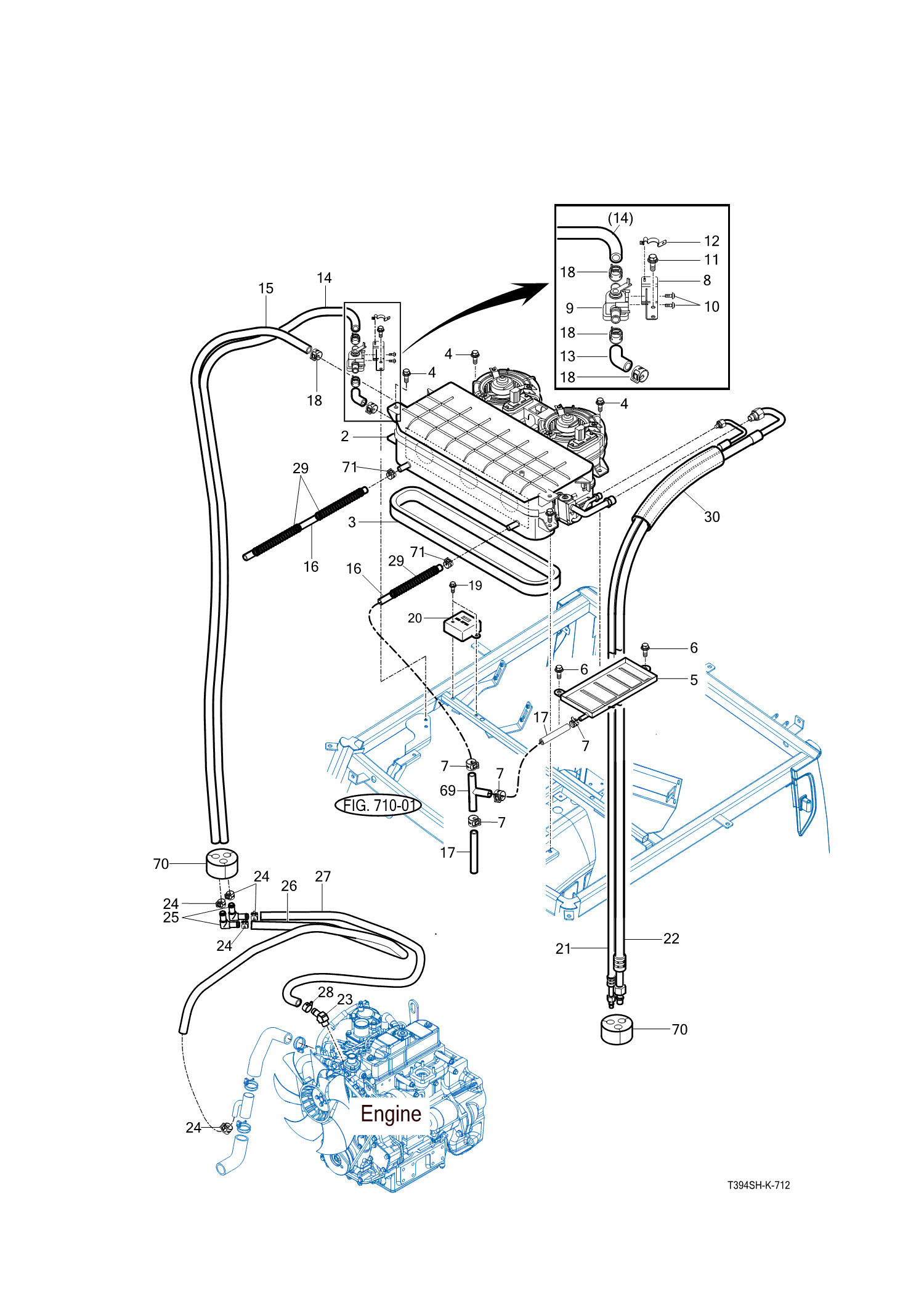 712-1 - HEATER & AIR-CON