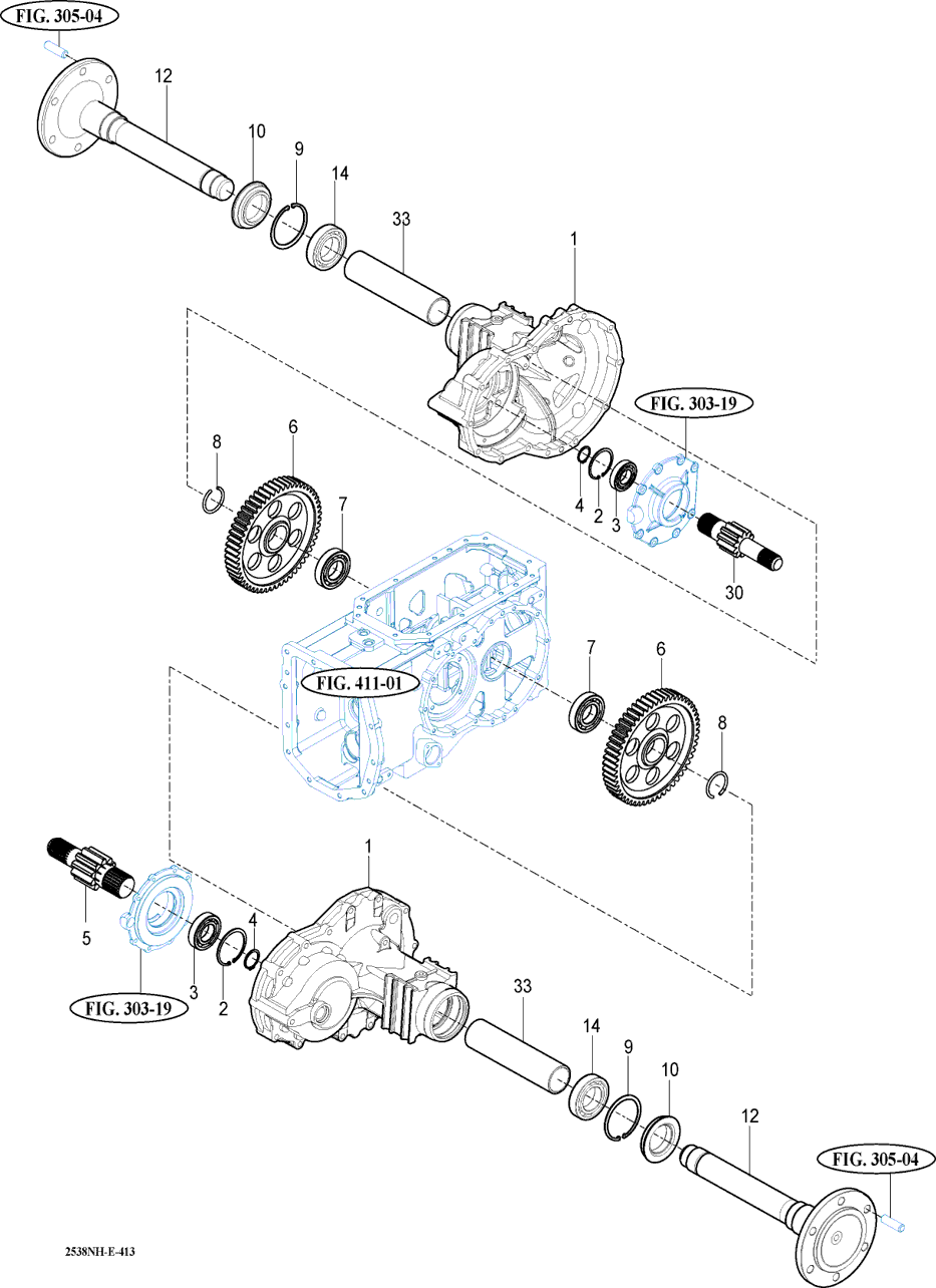 413 - REAR AXLE HOUSINGS (2)