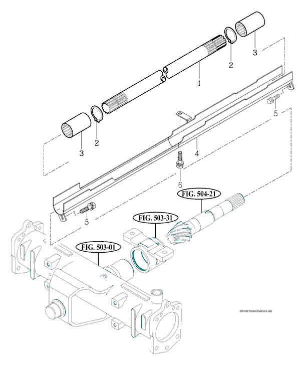 502 - FRONT DRIVE SHAFT