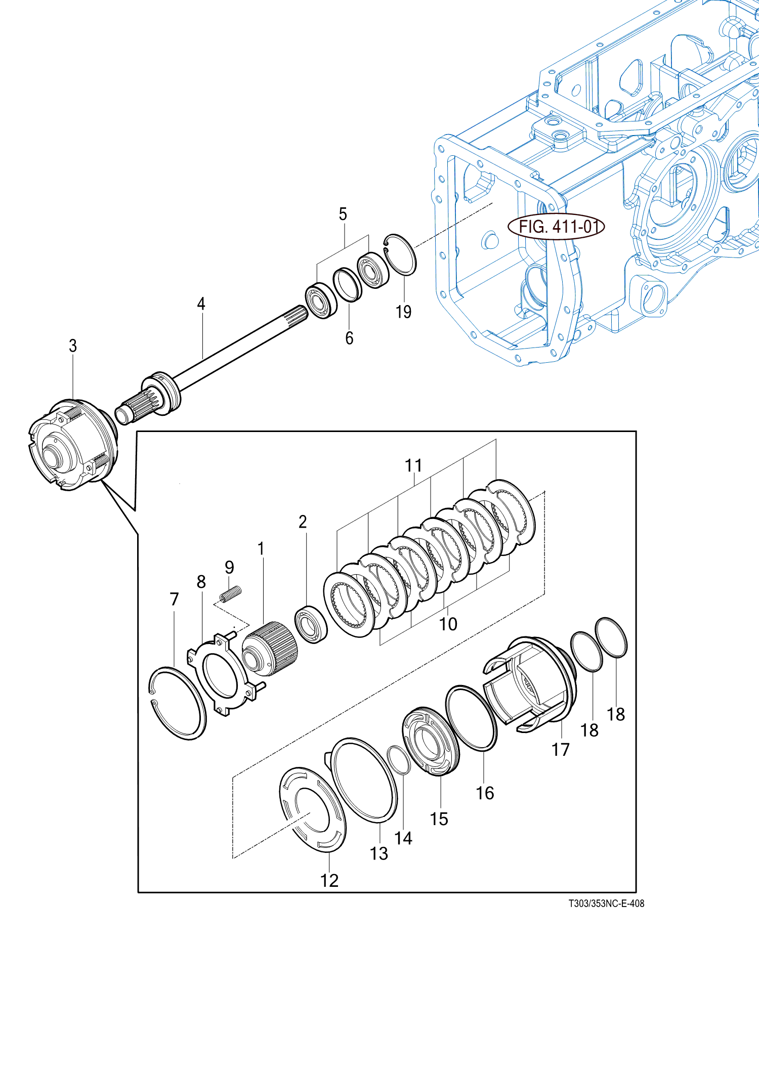 408 - P.T.O DRIVE SHAFT