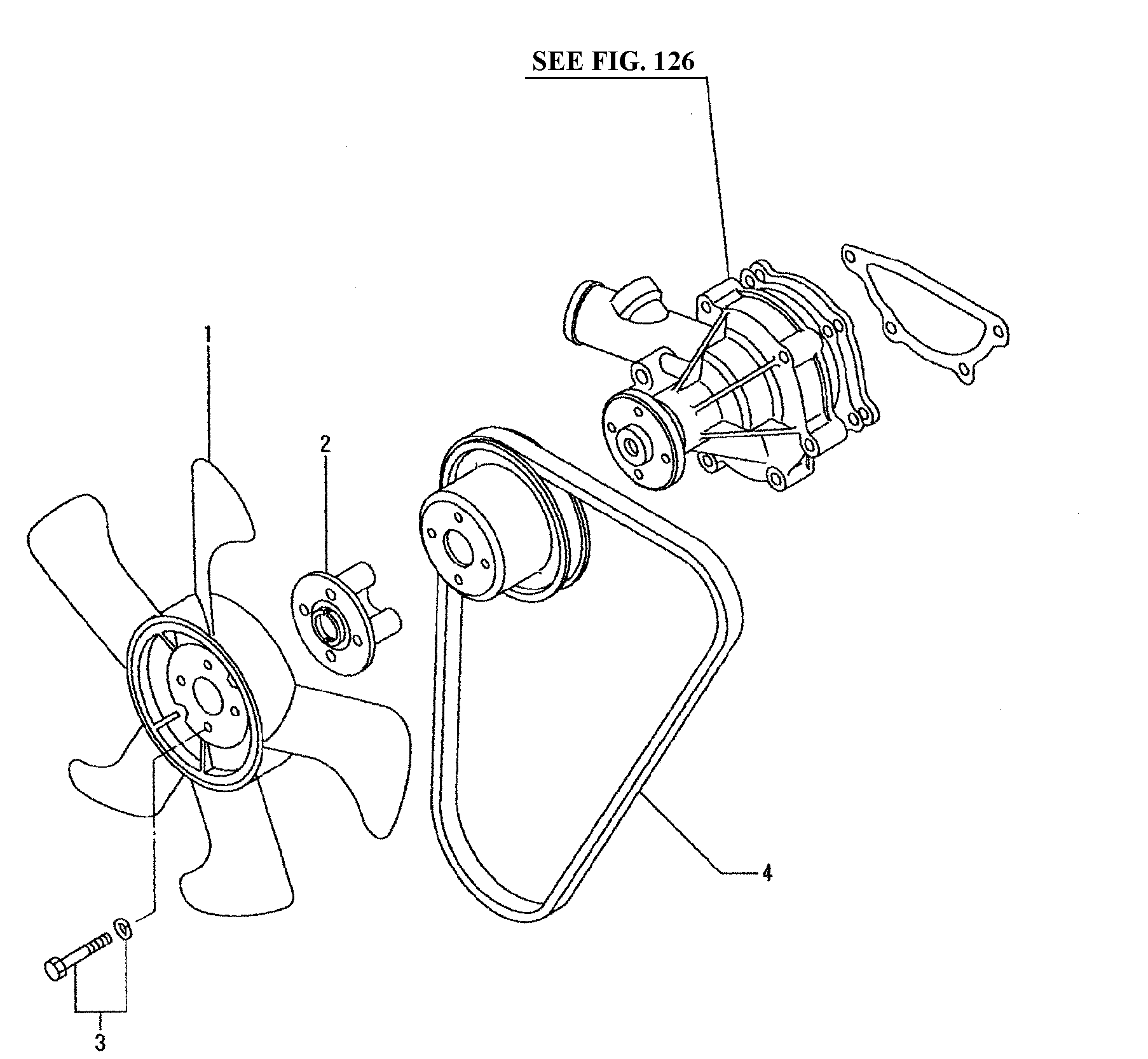 128 - FAN & V-BELT