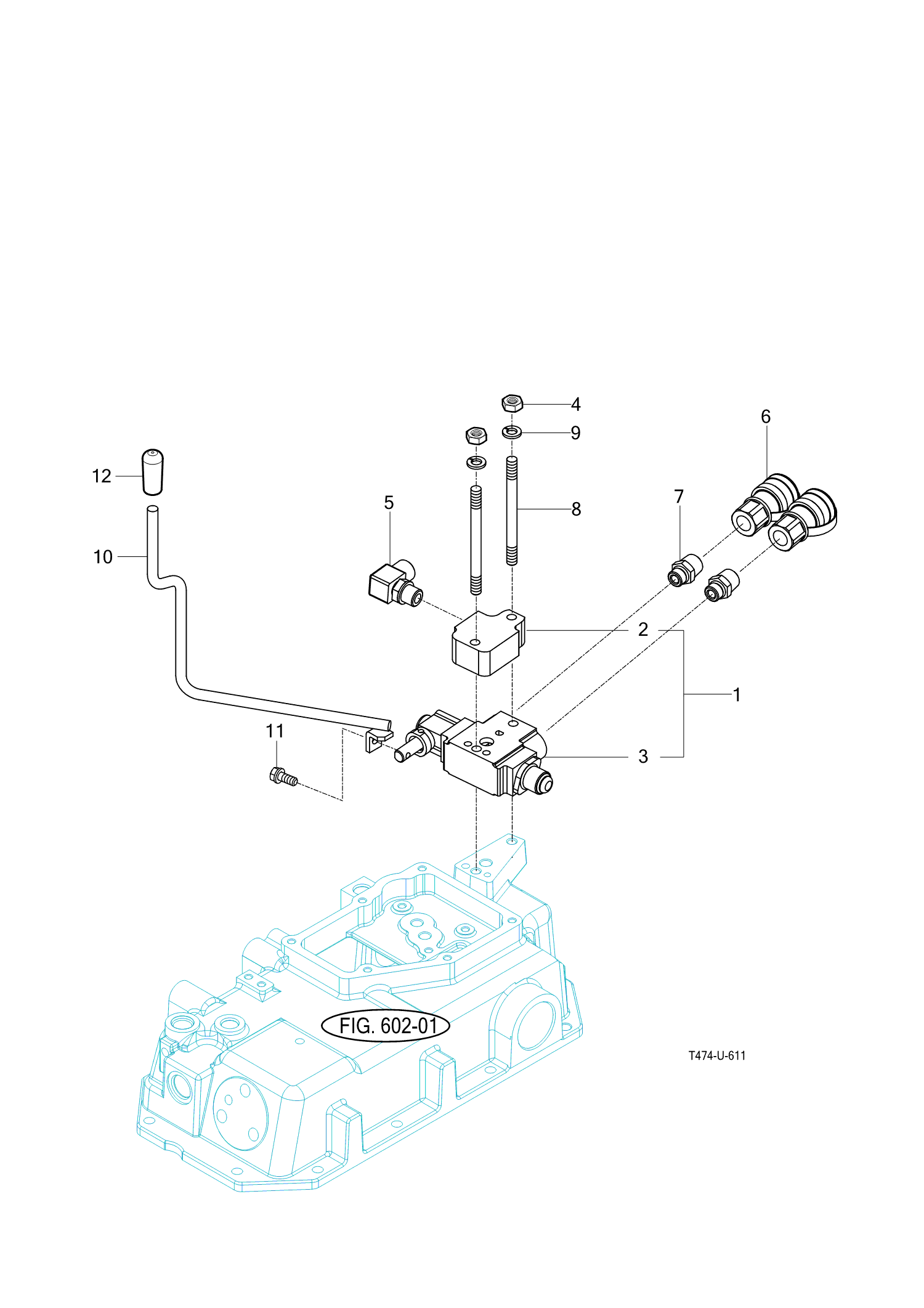 611 - EXTERIOR HYD. VALVE