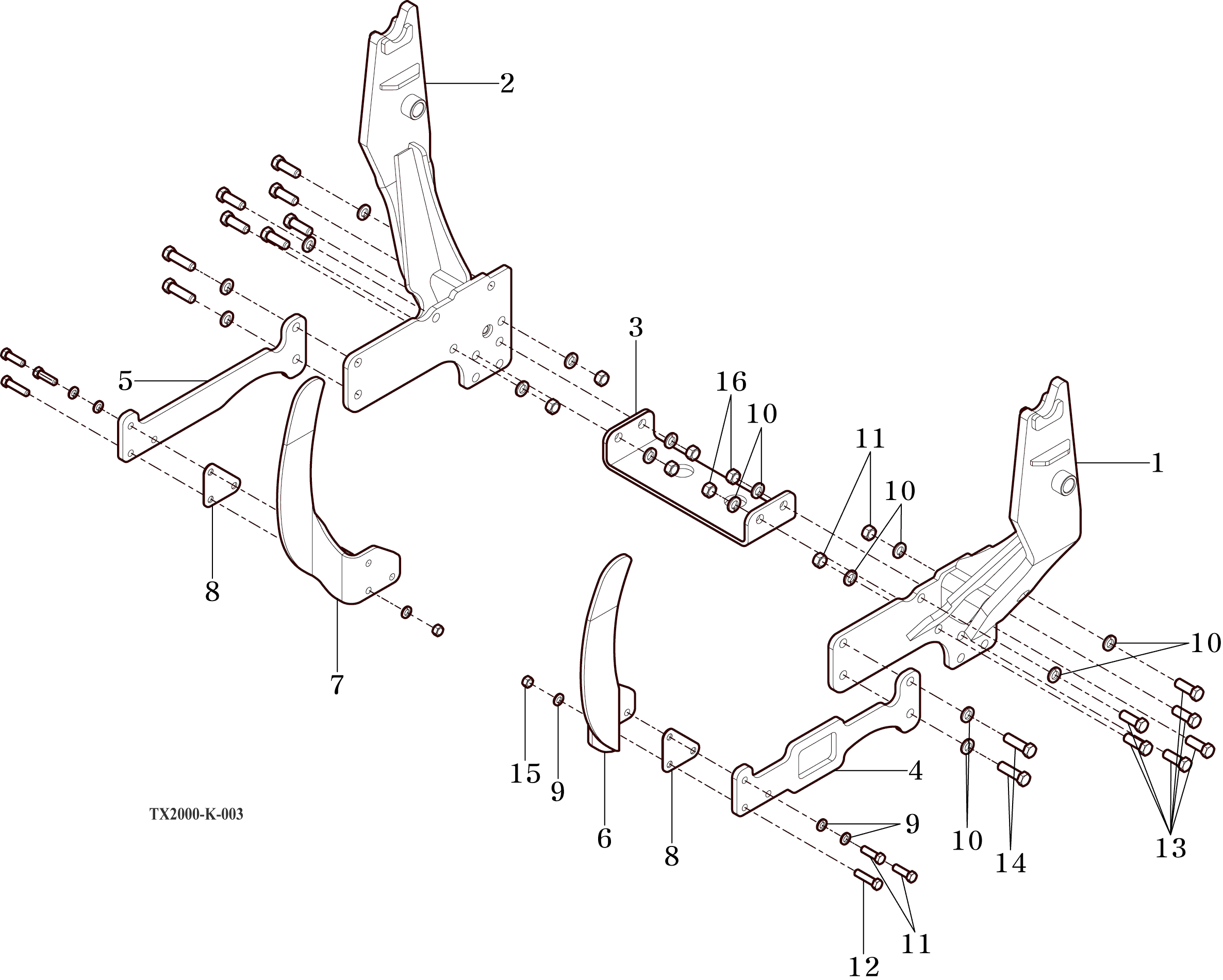 003 - MOUNTING FRAME ASS'Y