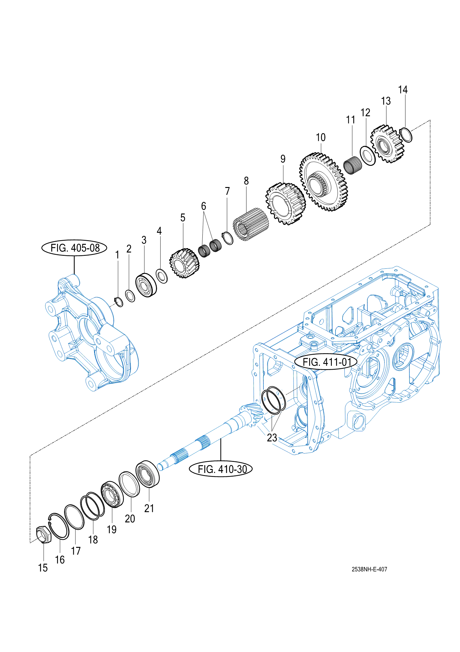 407 - PINION GEARS