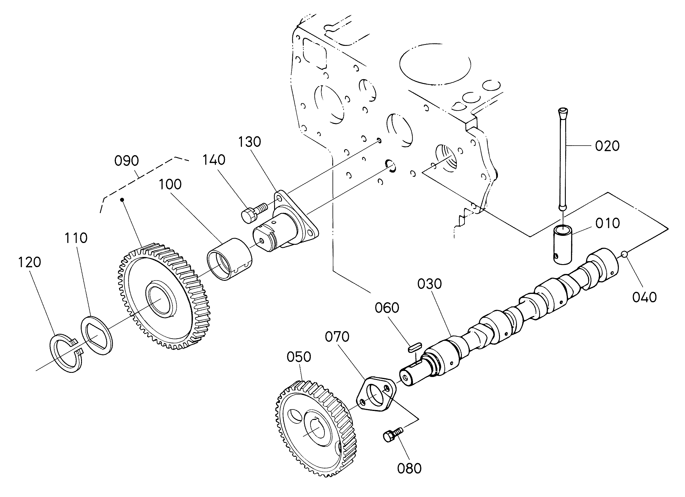 101 - CAMSHAFT & IDLE GEAR SHAFT