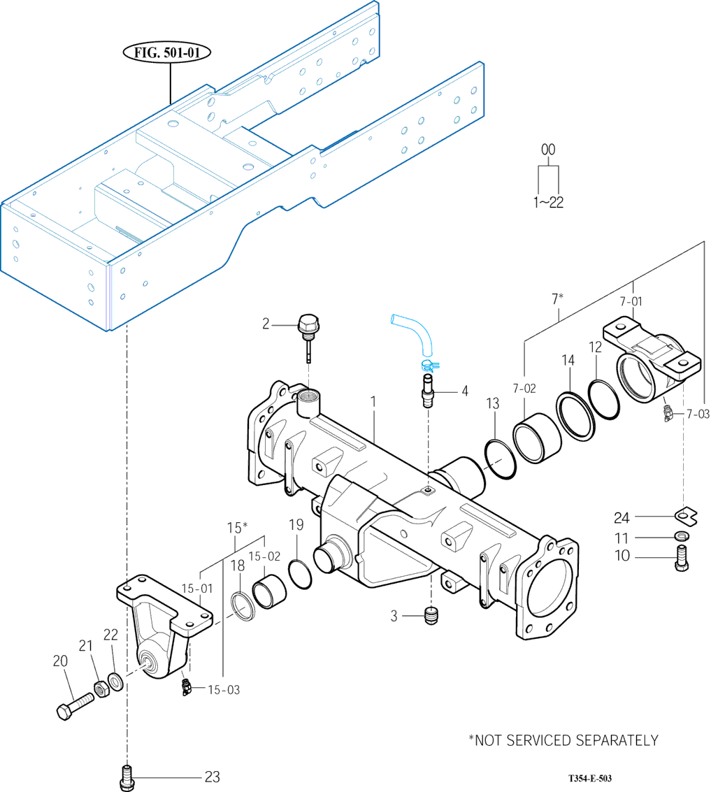 503 - FRONT AXLE HOUSING