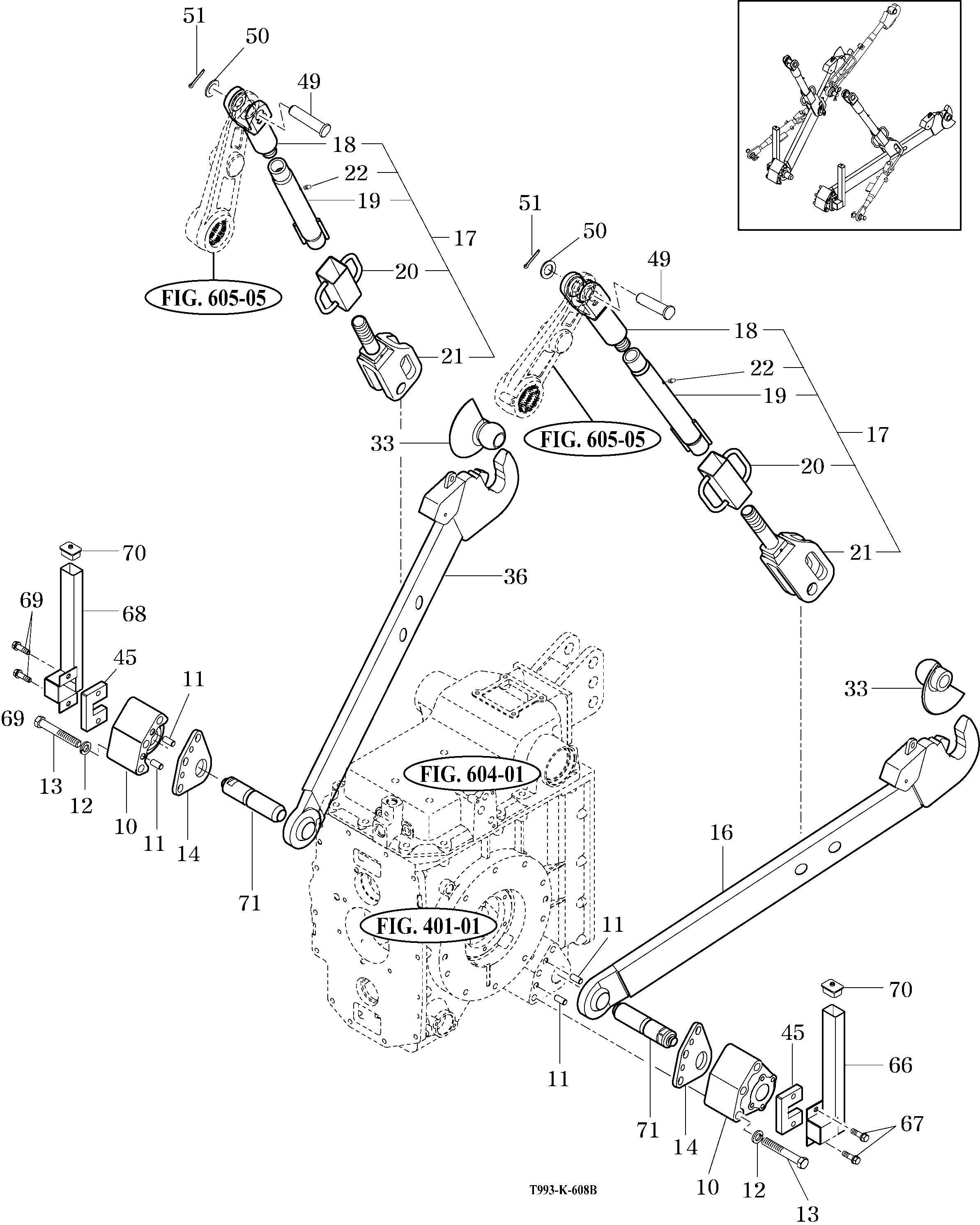 608B - LOWER LINK & LIFT ROD