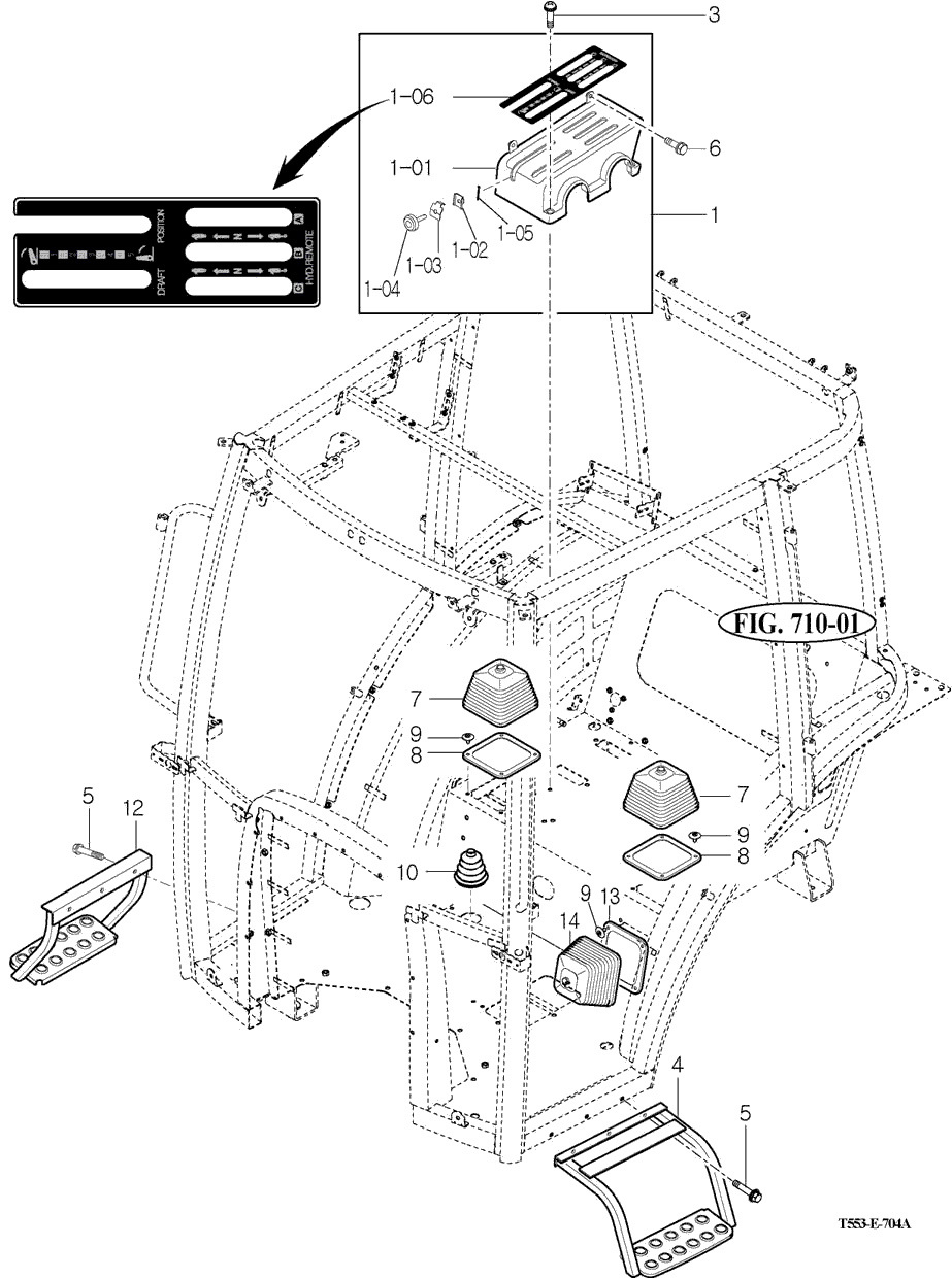 704 - LEVER COVER & STEP