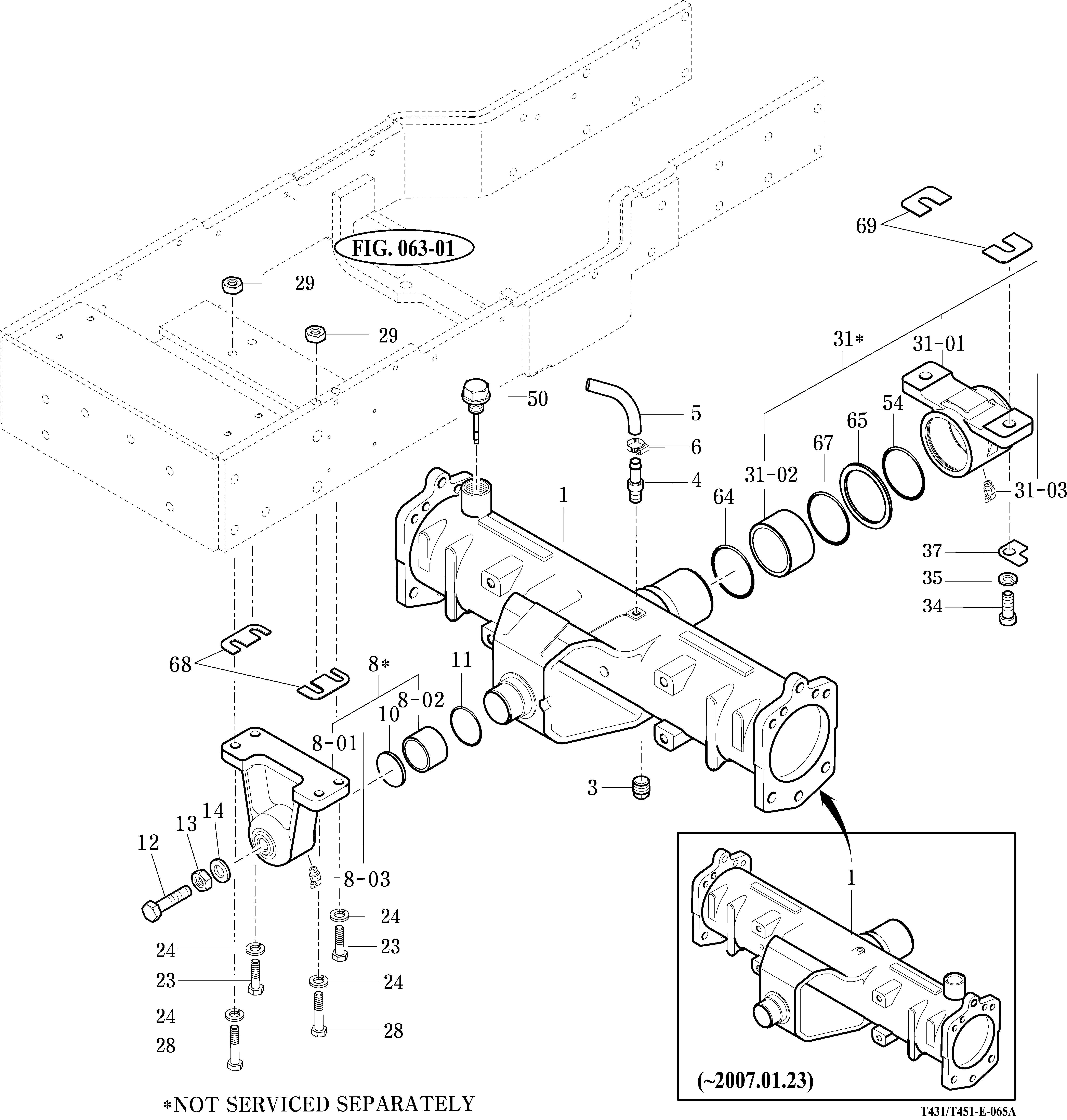 065 - FRONT AXLE HOUSING