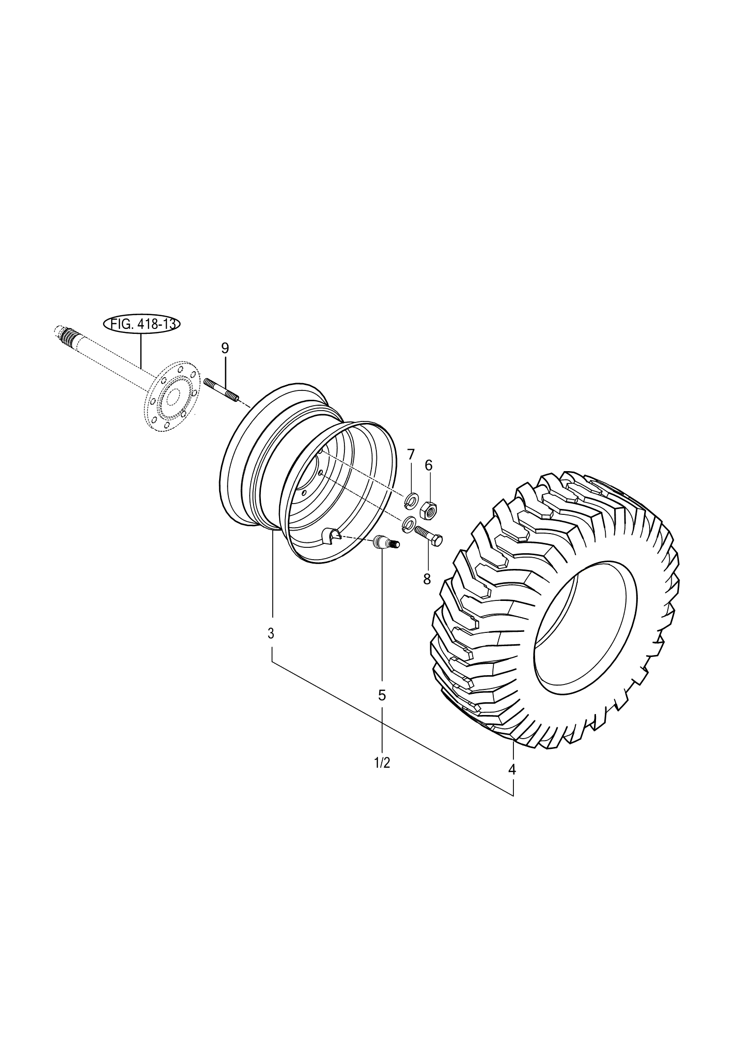 306B - REAR WHEEL (R4 OPTION)