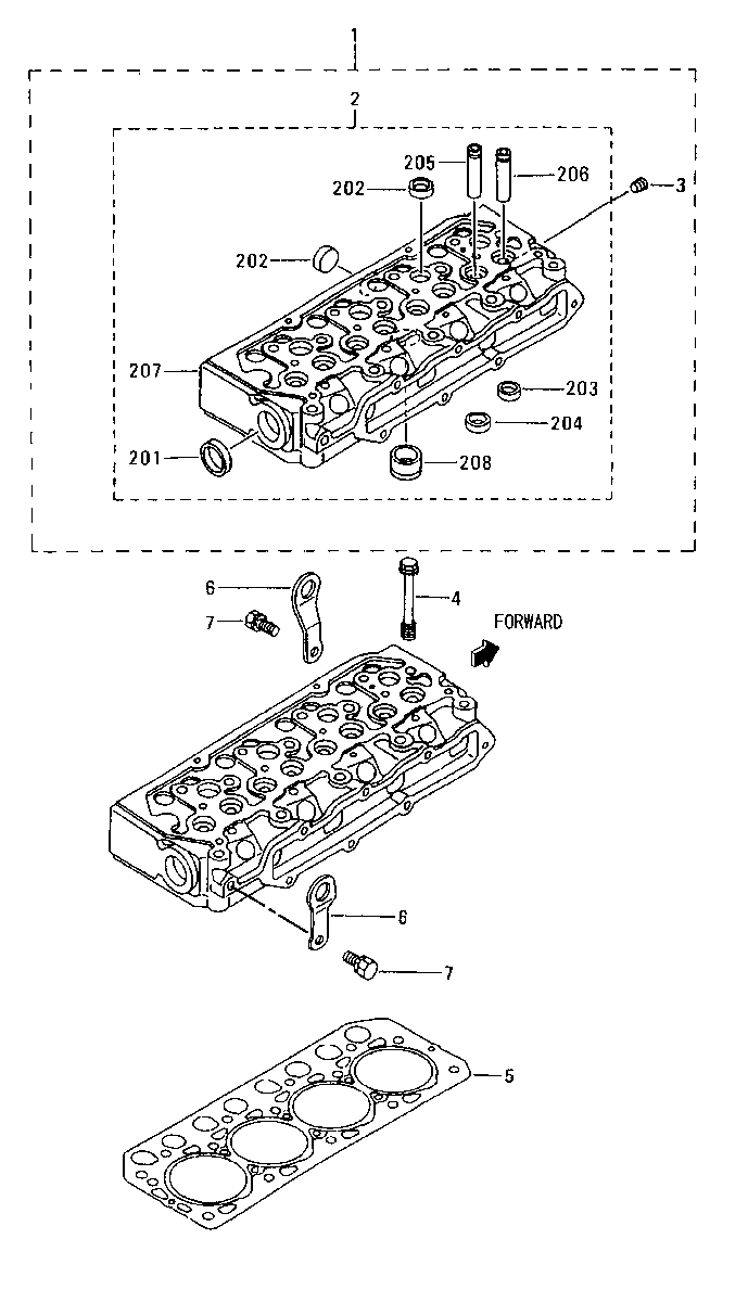 101 - CYLINDER HEAD