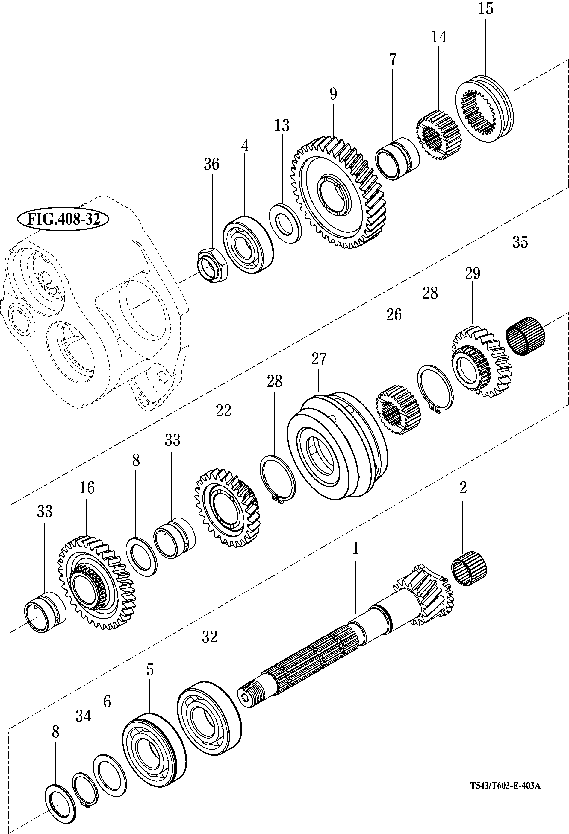 403 - MAIN CHANGE GEARS