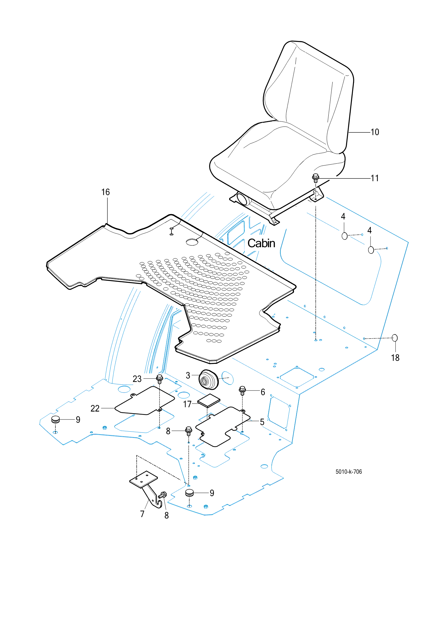 706 - SEAT & MAT