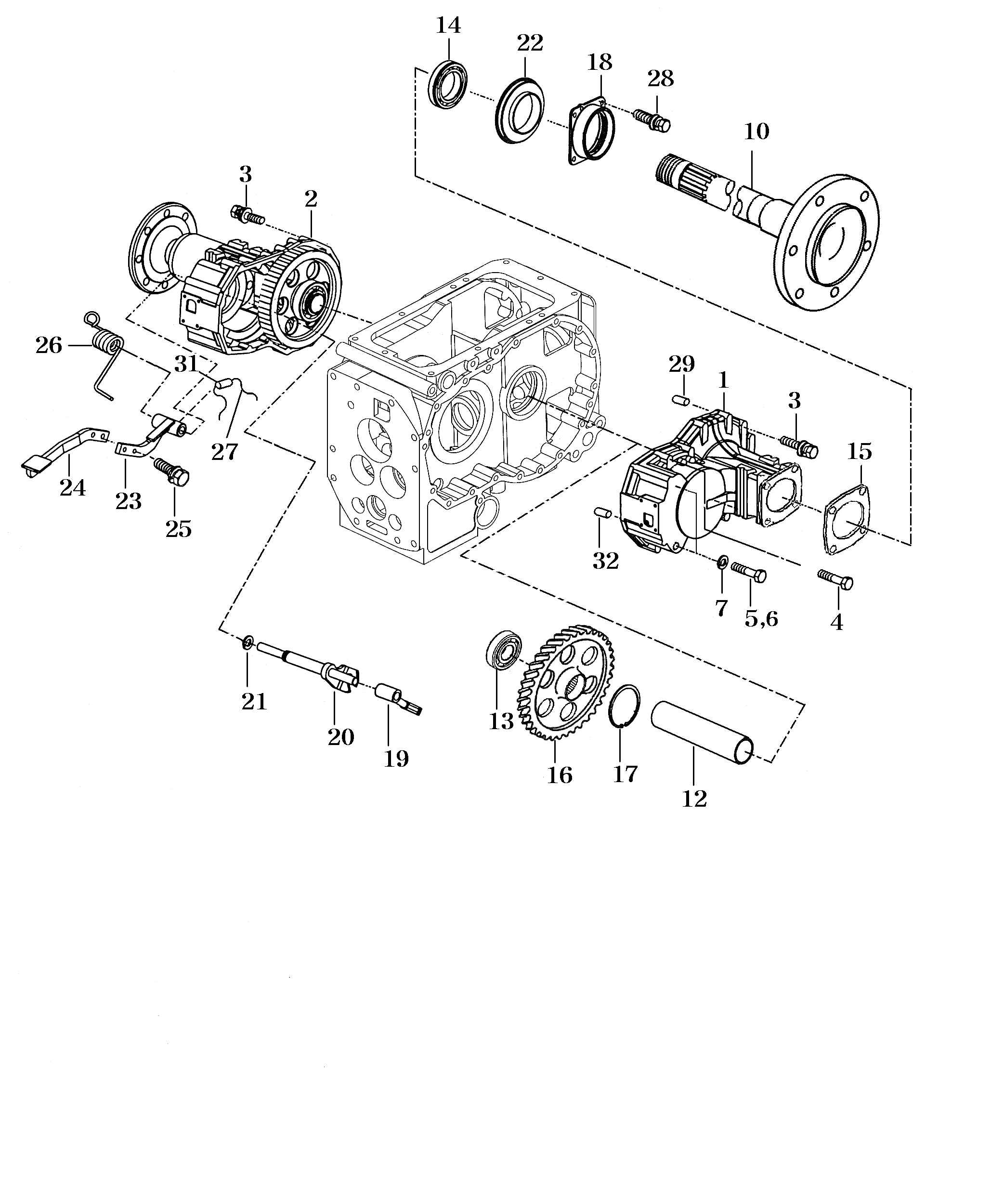 055 - REAR AXLE & HOUSINGS