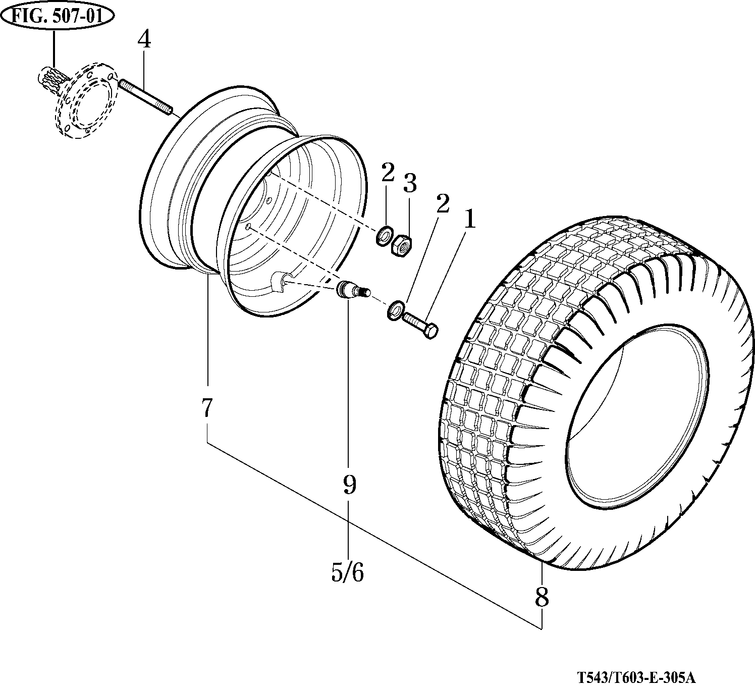 305B - FRONT WHEEL-R3