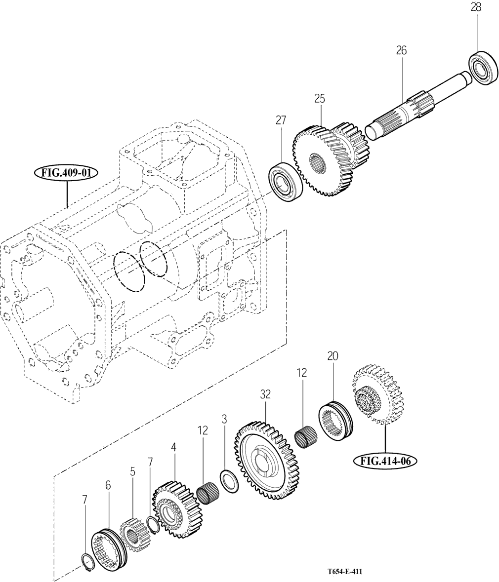 411 - SUB CHANGE SHIFTER