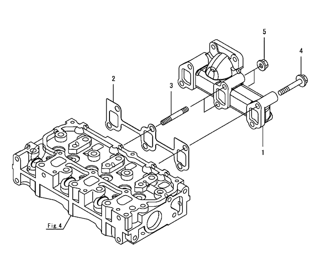 105 - EXHAUST MANIFOLD