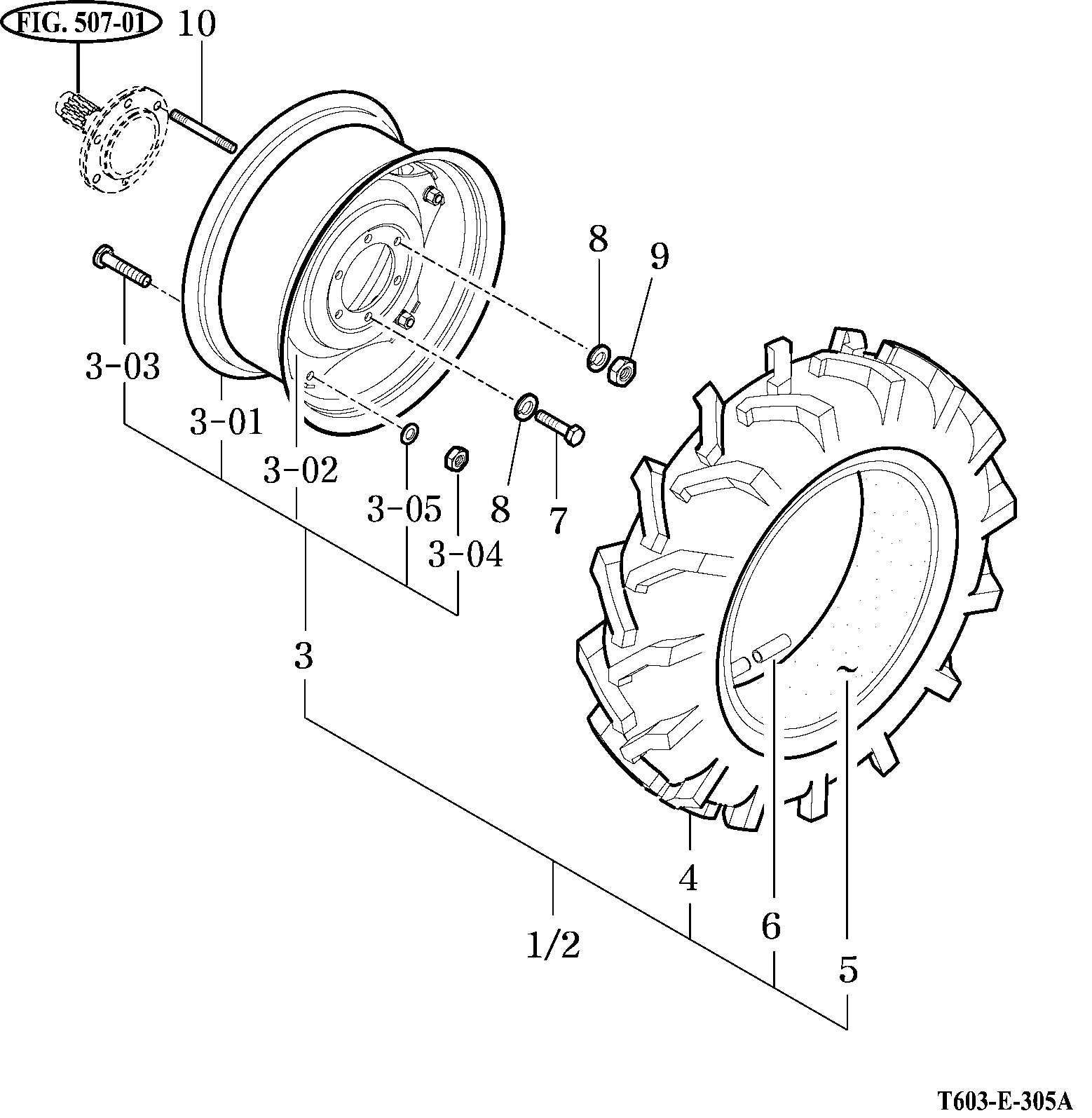 305A - FRONT WHEEL