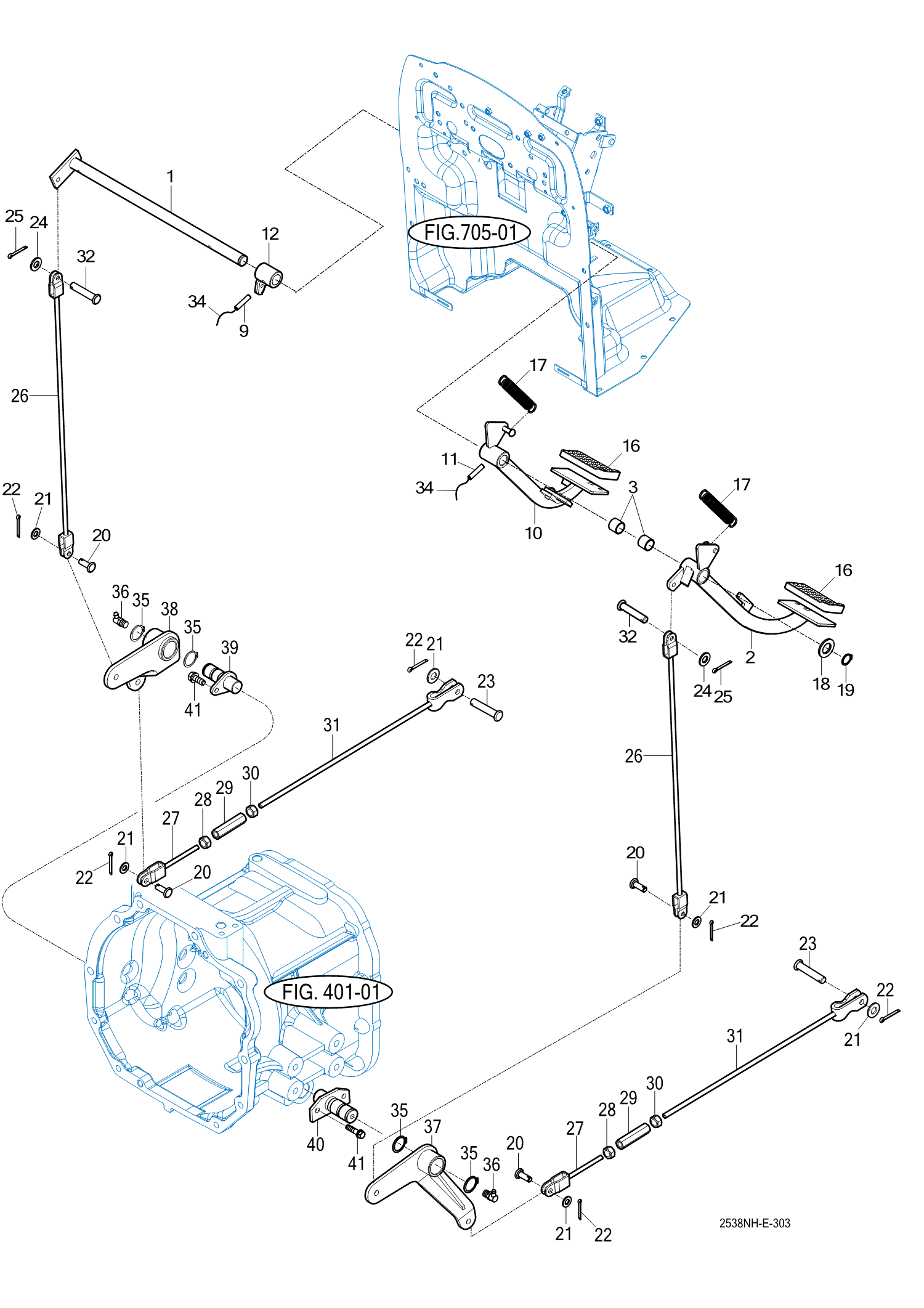 302 - BRAKE PEDAL