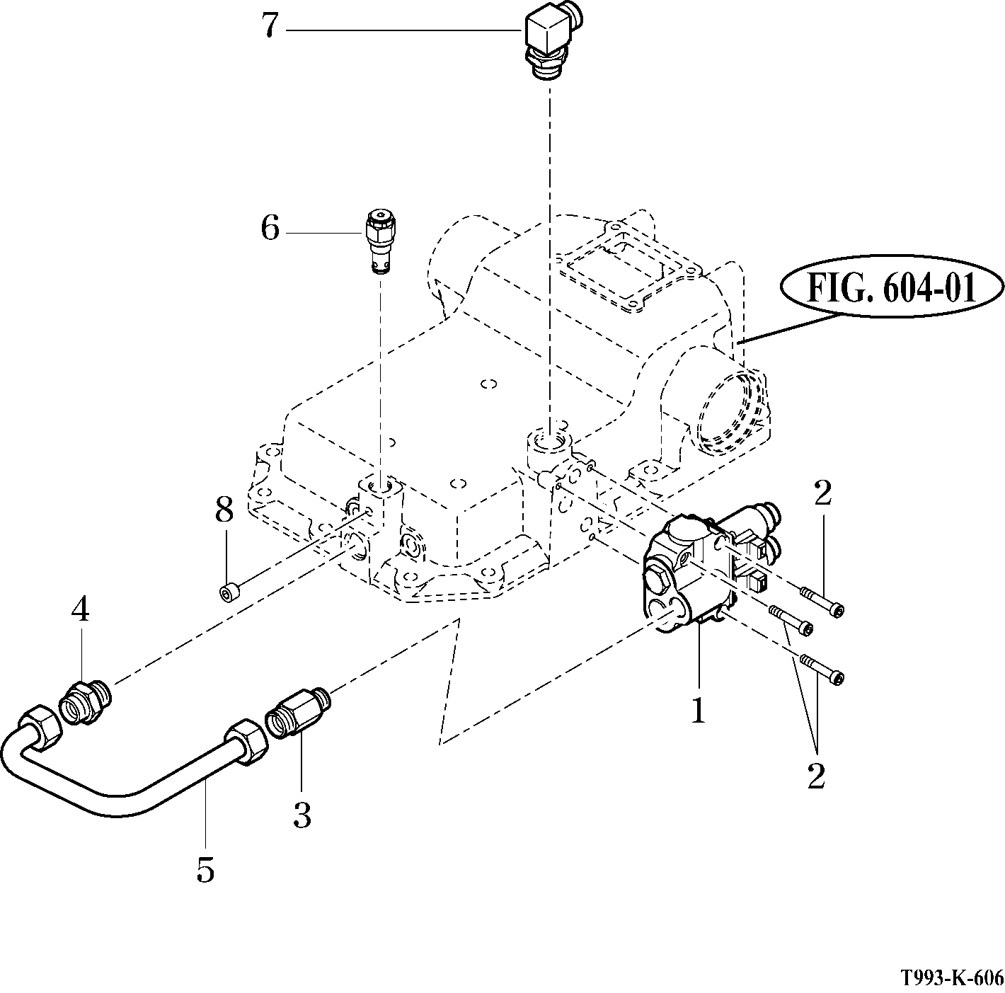 606 - MAIN CONTROL VALVE SUB