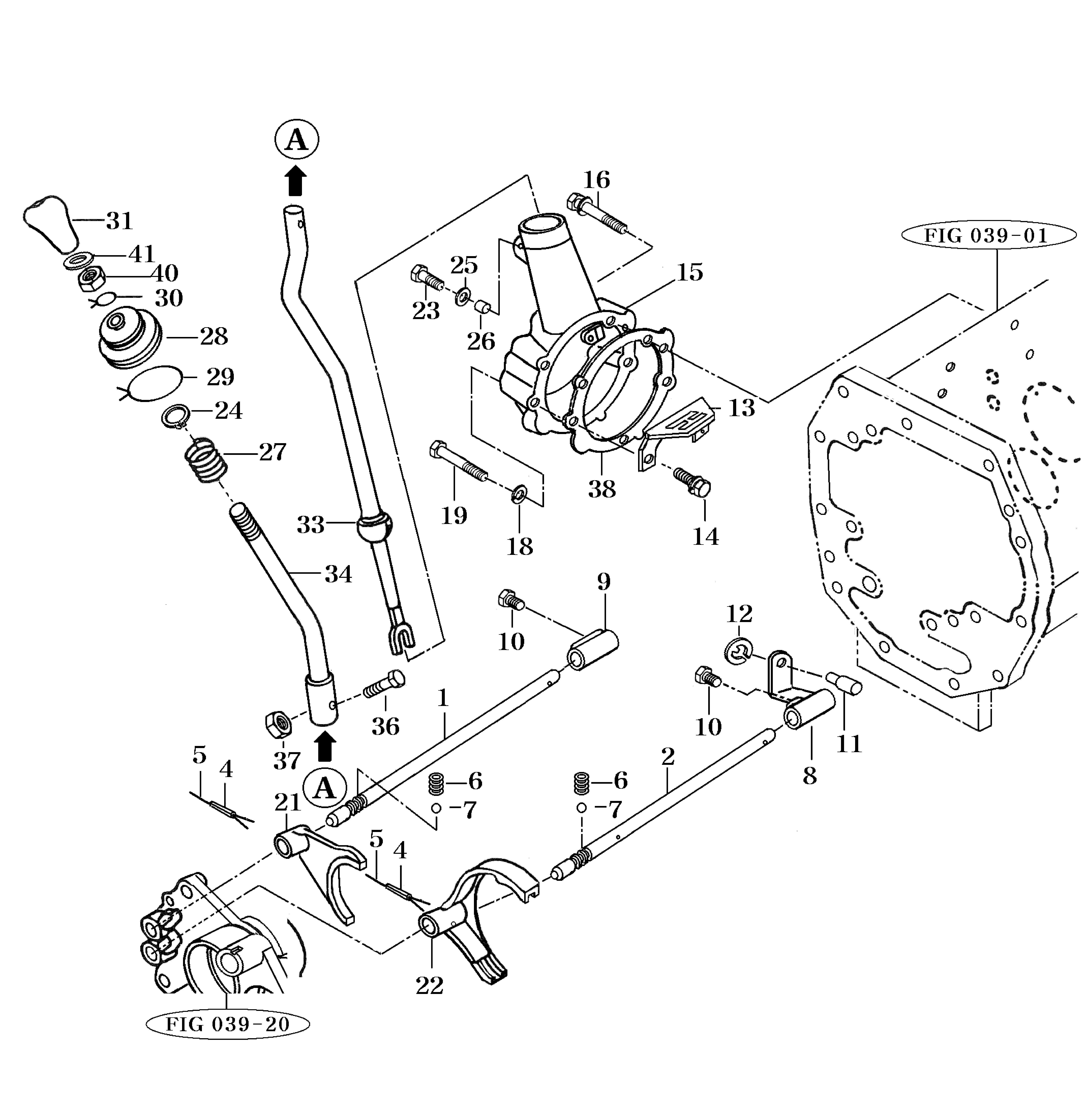 037 - MAIN CHANGE LEVER