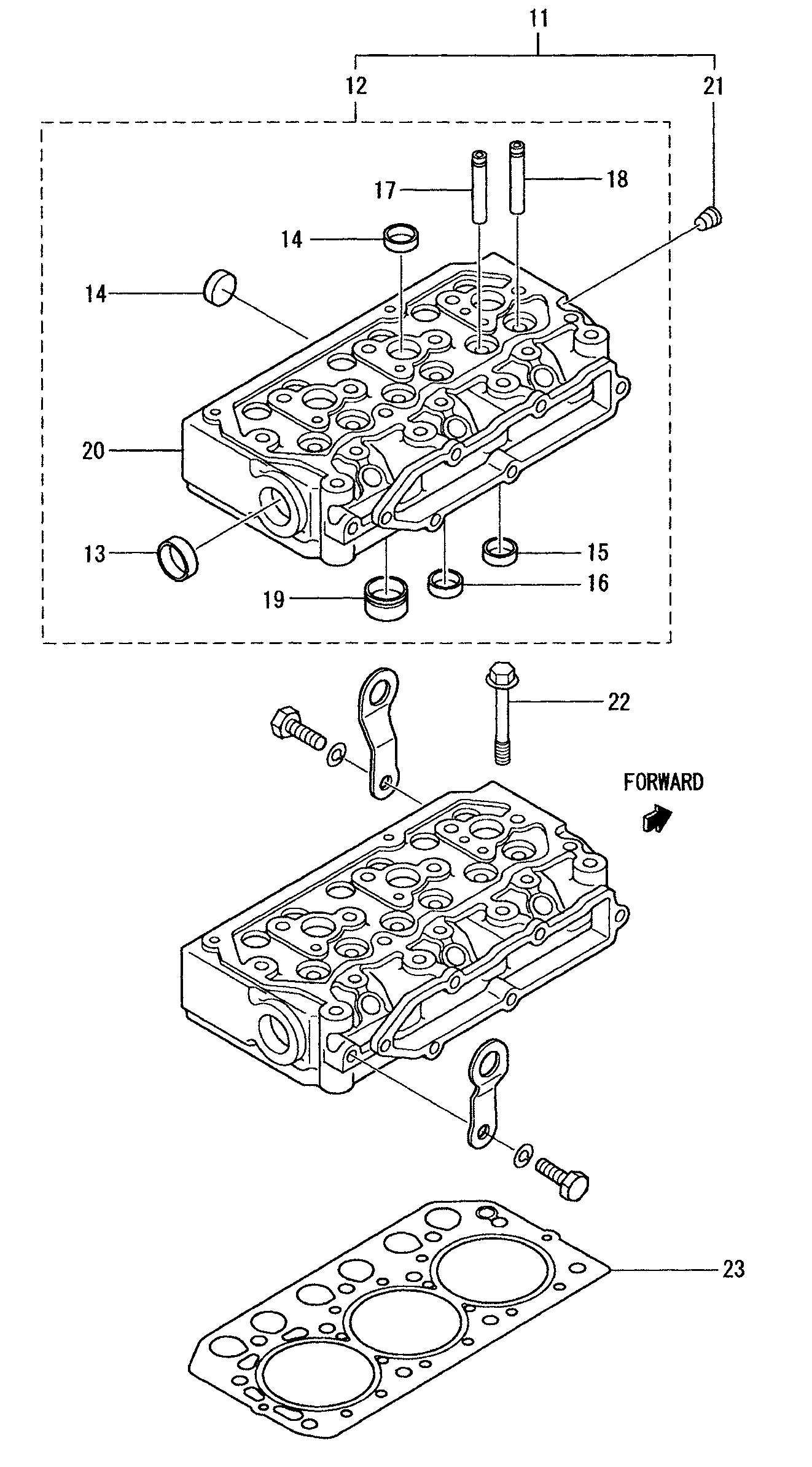 101 - CYLINDER HEAD
