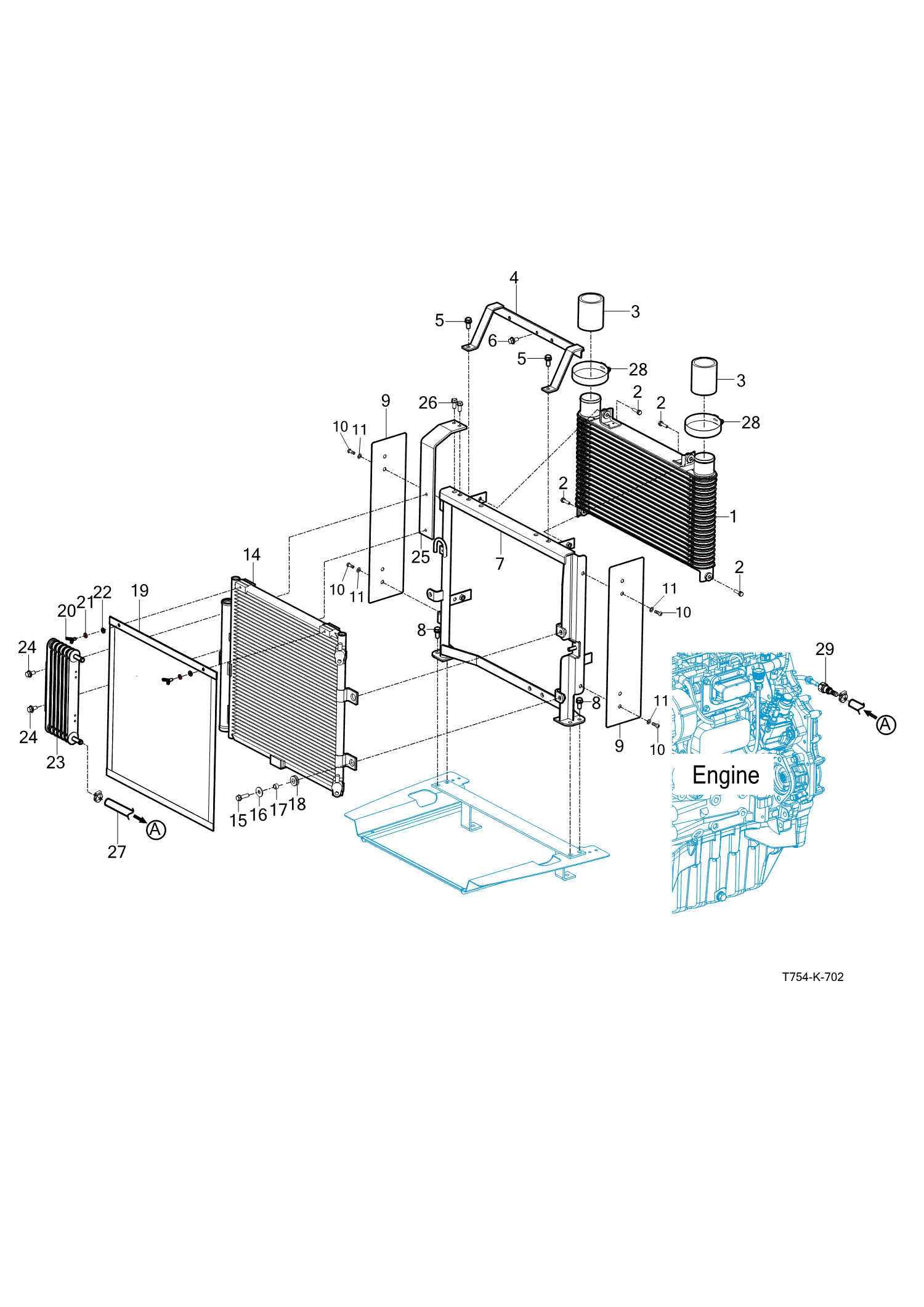 702 - FRONT FRAME