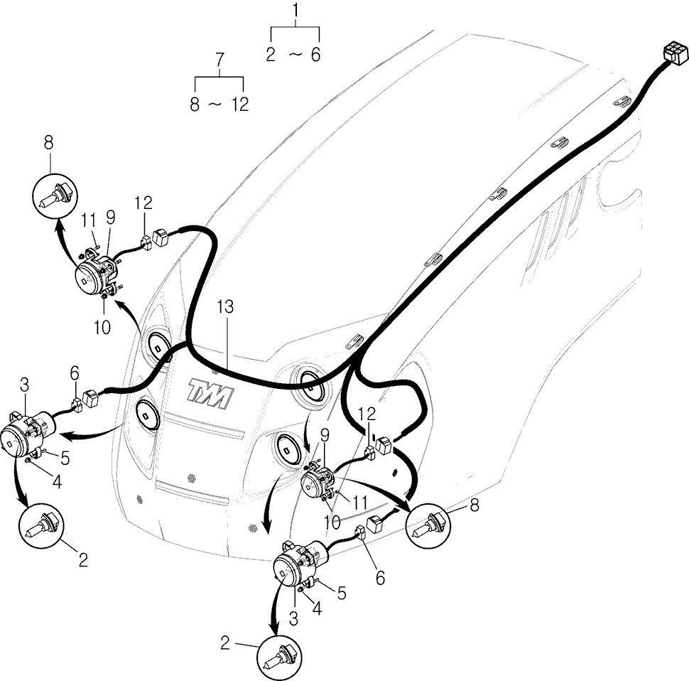 802 - HEADLAMPS AND REVERSING LAMPS