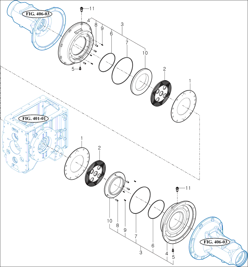 302 - CASE SUB ASSY, BRAKE