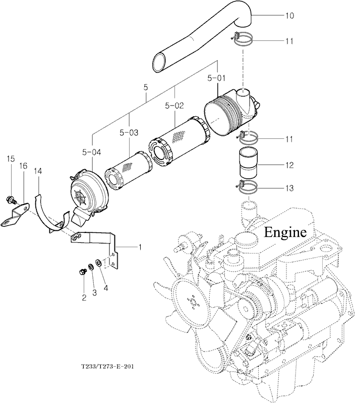 201A - AIR CLEANER