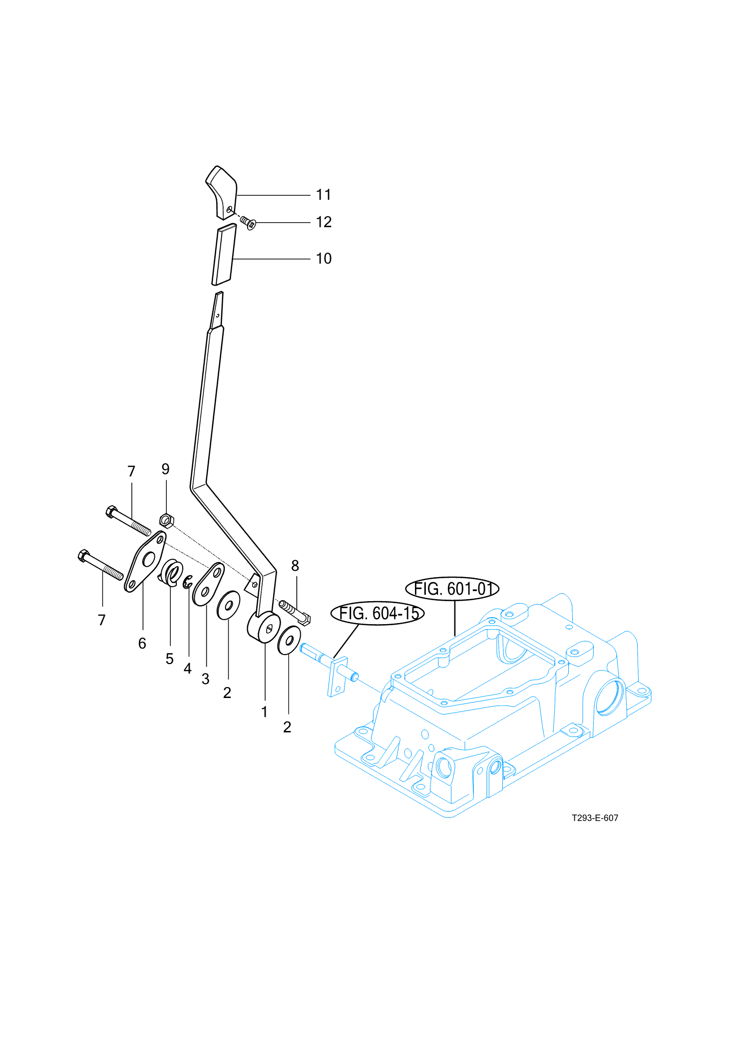 607 - POSITION LEVER LINKAGE