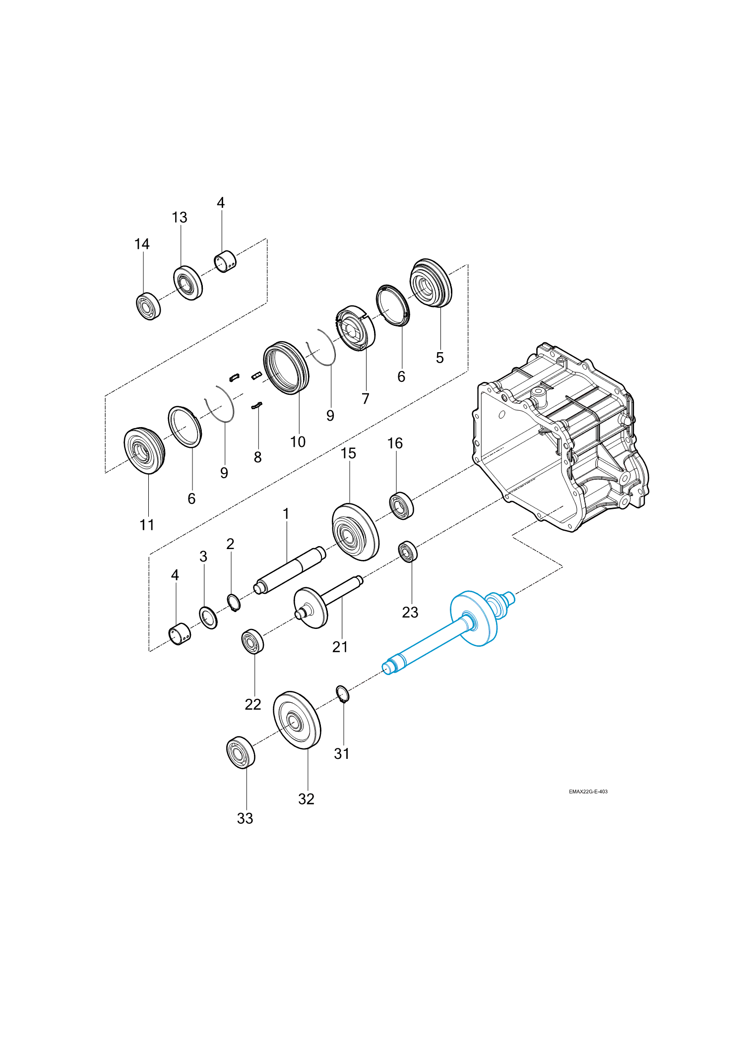 403 - MAIN SHIFT GEAR