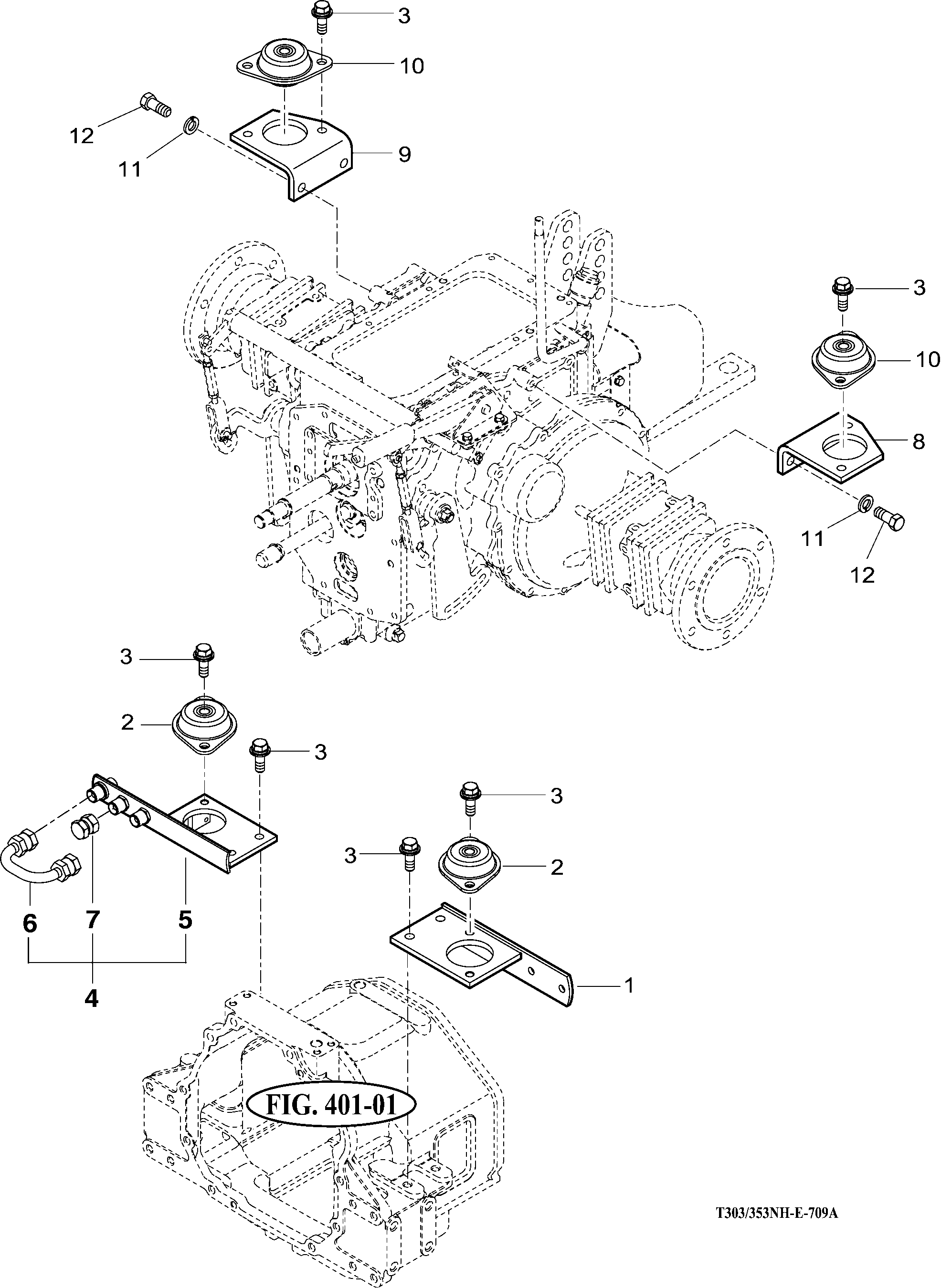 709A - FLOOR MOUNTING