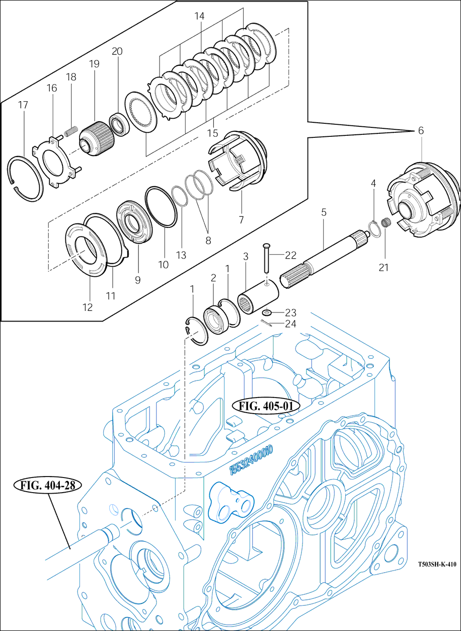 410 - P. T. O DRIVE SHAFT