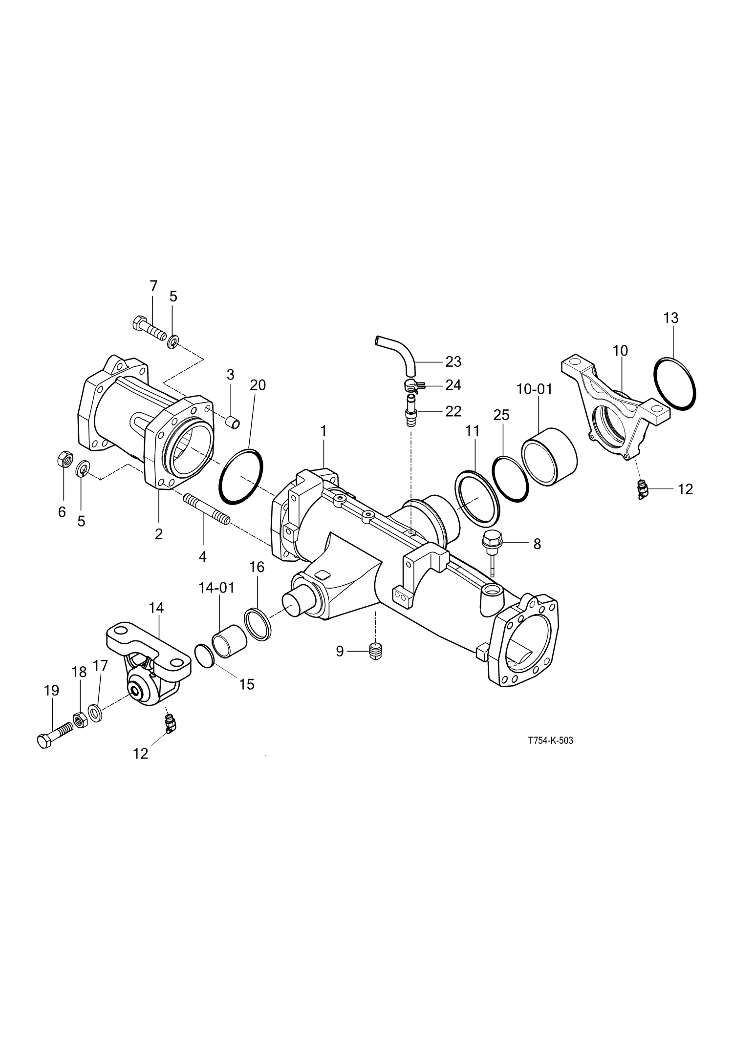 503 - FRONT AXLE HOUSING