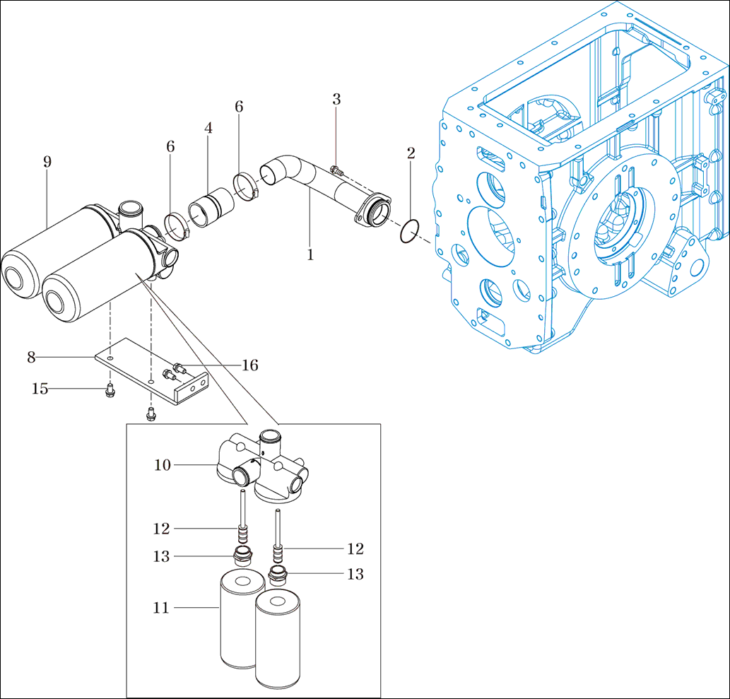 603 - FILTER SUB, SUCTION