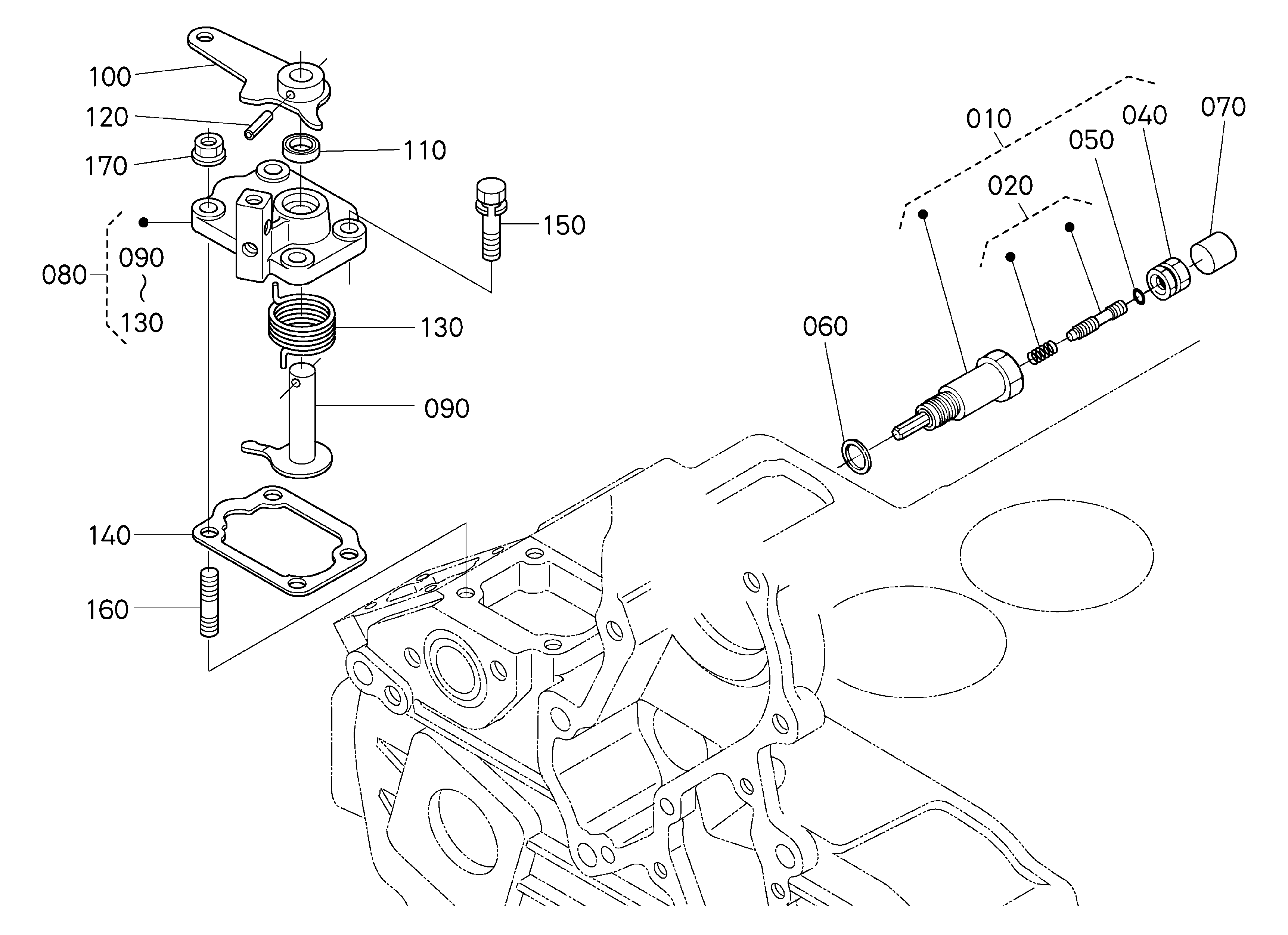 200 - ENGINE STOP LEVER